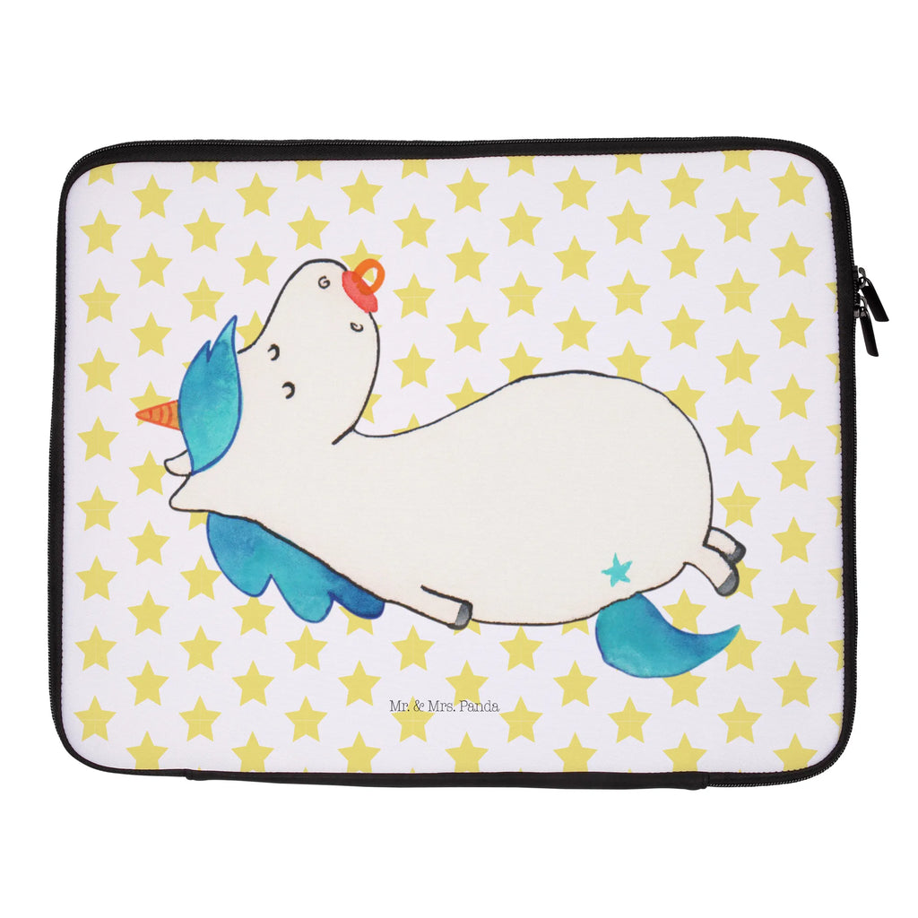 Notebook Tasche Einhorn Schnuller Notebook Tasche, Laptop, Computertasche, Tasche, Notebook-Tasche, Notebook-Reisehülle, Notebook Schutz, Einhorn, Einhörner, Einhorn Deko, Pegasus, Unicorn, Baby, Kleinkind, Geburt, Geburtstag, Säugling, Schnuller, Geschenk Geburt, Mutter, Mama