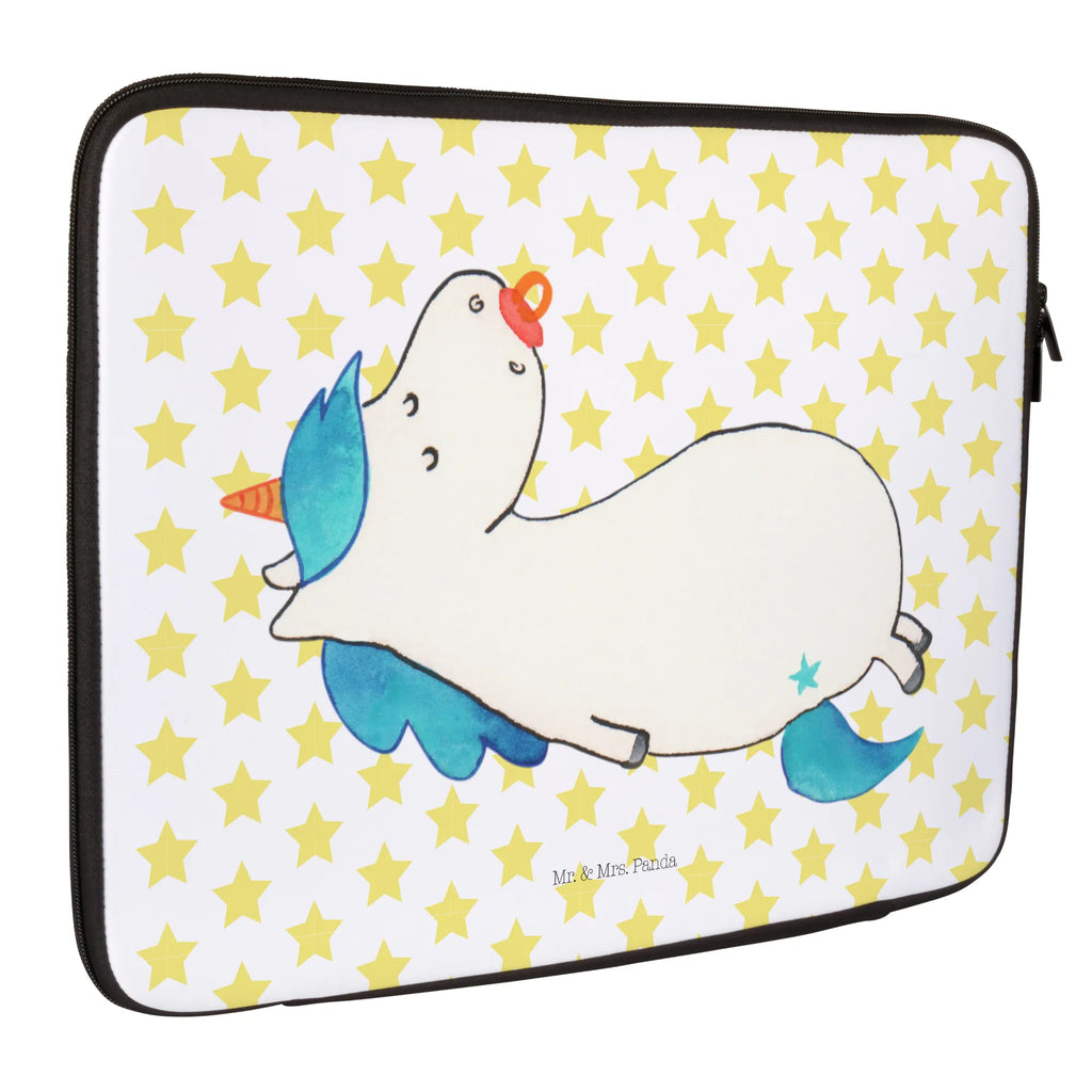 Notebook Tasche Einhorn Schnuller Notebook Tasche, Laptop, Computertasche, Tasche, Notebook-Tasche, Notebook-Reisehülle, Notebook Schutz, Einhorn, Einhörner, Einhorn Deko, Pegasus, Unicorn, Baby, Kleinkind, Geburt, Geburtstag, Säugling, Schnuller, Geschenk Geburt, Mutter, Mama