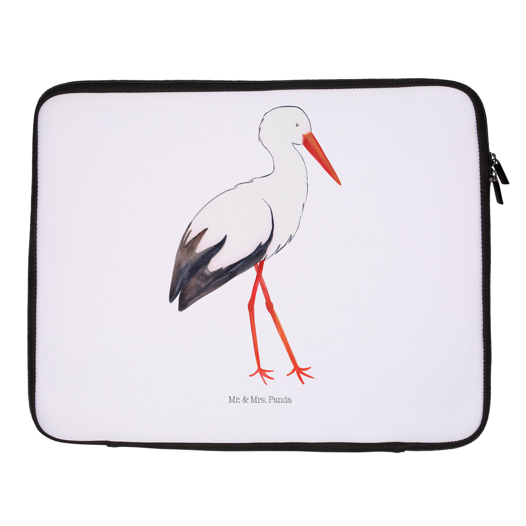 Notebook Tasche Storch Notebook Tasche, Laptop, Computertasche, Tasche, Notebook-Tasche, Notebook-Reisehülle, Notebook Schutz, Tiermotive, Gute Laune, lustige Sprüche, Tiere, Storch, Störche, Schwangerschaft, Geburt, Mutter, Mütter, Mutter werden, Schwanger, Babybauch, Baby