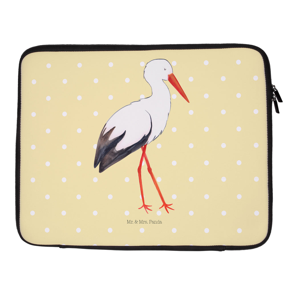 Notebook Tasche Storch Notebook Tasche, Laptop, Computertasche, Tasche, Notebook-Tasche, Notebook-Reisehülle, Notebook Schutz, Tiermotive, Gute Laune, lustige Sprüche, Tiere, Storch, Störche, Schwangerschaft, Geburt, Mutter, Mütter, Mutter werden, Schwanger, Babybauch, Baby