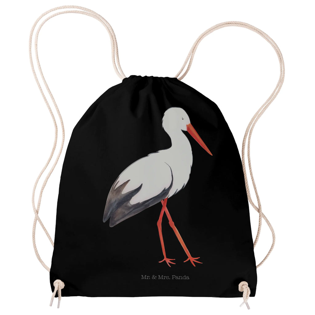 Sportbeutel Storch Sportbeutel, Turnbeutel, Beutel, Sporttasche, Tasche, Stoffbeutel, Sportbeutel Kinder, Gymsack, Beutel Rucksack, Kleine Sporttasche, Sportzubehör, Turnbeutel Baumwolle, Tiermotive, Gute Laune, lustige Sprüche, Tiere, Storch, Störche, Schwangerschaft, Geburt, Mutter, Mütter, Mutter werden, Schwanger, Babybauch, Baby