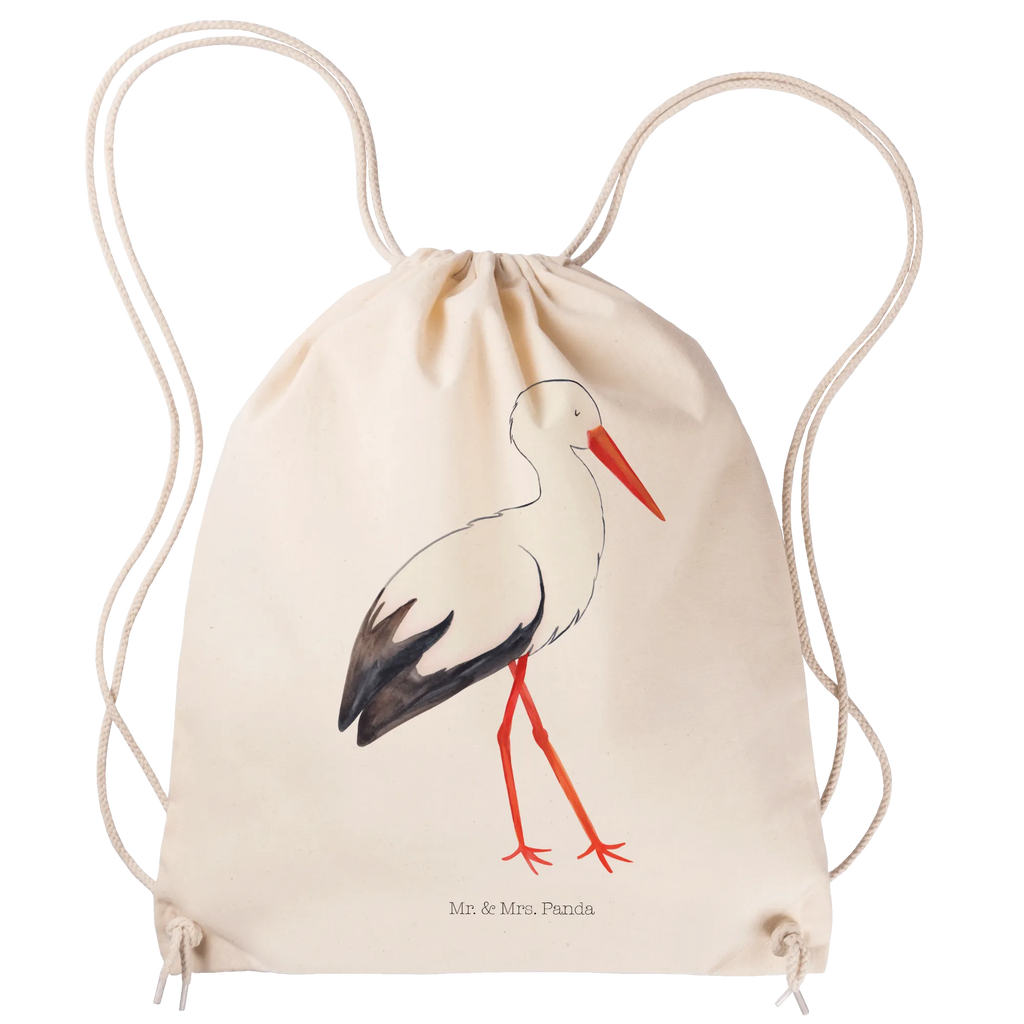 Sportbeutel Storch Sportbeutel, Turnbeutel, Beutel, Sporttasche, Tasche, Stoffbeutel, Sportbeutel Kinder, Gymsack, Beutel Rucksack, Kleine Sporttasche, Sportzubehör, Turnbeutel Baumwolle, Tiermotive, Gute Laune, lustige Sprüche, Tiere, Storch, Störche, Schwangerschaft, Geburt, Mutter, Mütter, Mutter werden, Schwanger, Babybauch, Baby