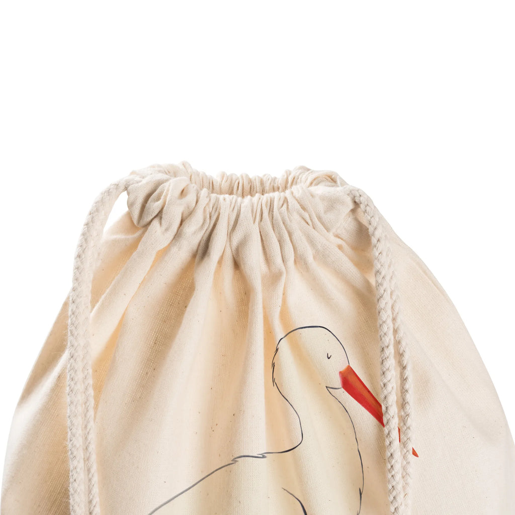 Sportbeutel Storch Sportbeutel, Turnbeutel, Beutel, Sporttasche, Tasche, Stoffbeutel, Sportbeutel Kinder, Gymsack, Beutel Rucksack, Kleine Sporttasche, Sportzubehör, Turnbeutel Baumwolle, Tiermotive, Gute Laune, lustige Sprüche, Tiere, Storch, Störche, Schwangerschaft, Geburt, Mutter, Mütter, Mutter werden, Schwanger, Babybauch, Baby