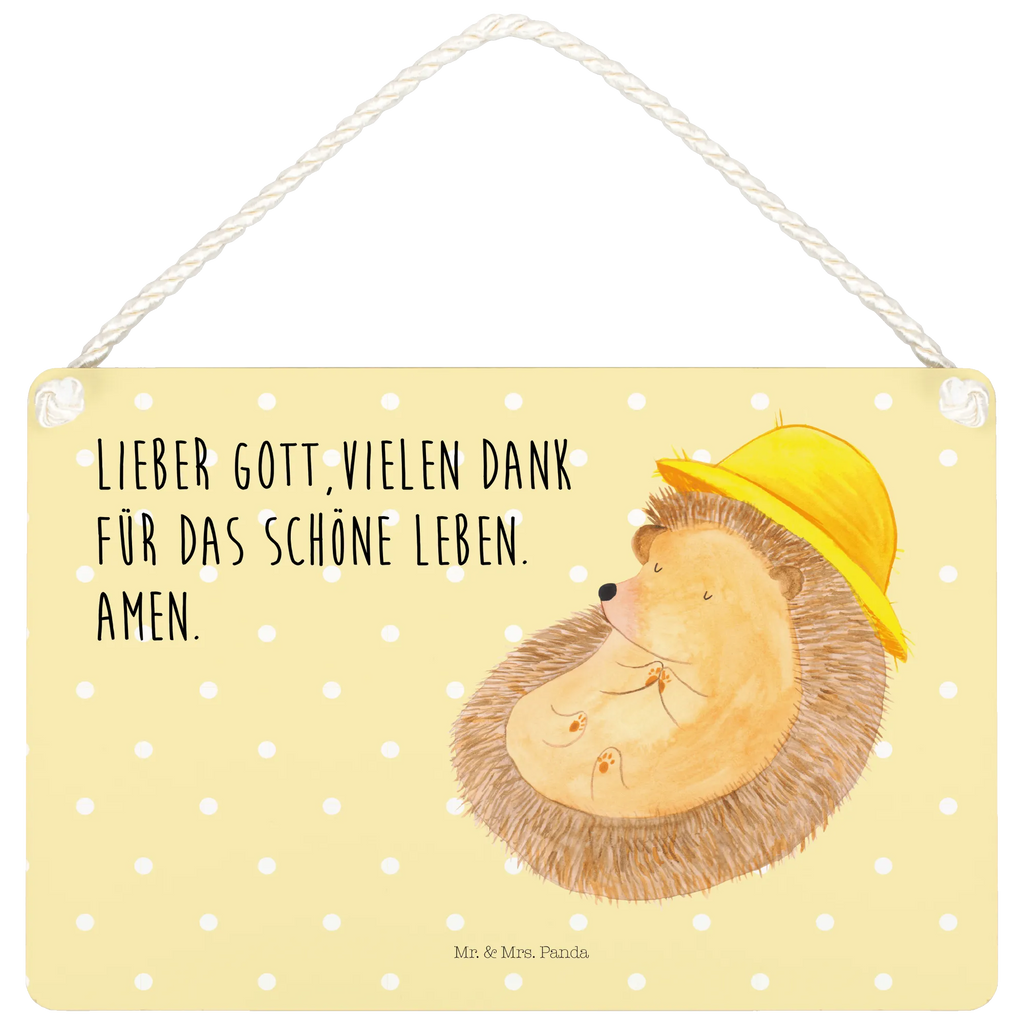 Deko Schild Igel Beten Dekoschild, Deko Schild, Schild, Tür Schild, Türschild, Holzschild, Wandschild, Wanddeko, Tiermotive, Gute Laune, lustige Sprüche, Tiere, Igel, Igel mit Hut, Sonnenhut, Gott, Amen, beten, Leben, Dankbarkeit, Dankbar sein, dankbar, genießen