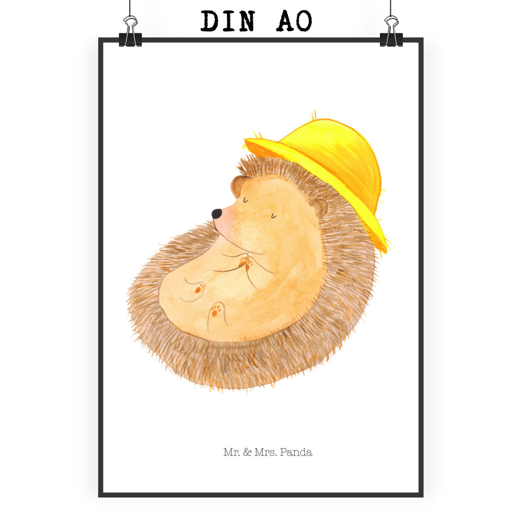 Poster Igel Beten Poster, Wandposter, Bild, Wanddeko, Küchenposter, Kinderposter, Wanddeko Bild, Raumdekoration, Wanddekoration, Handgemaltes Poster, Mr. & Mrs. Panda Poster, Designposter, Kunstdruck, Posterdruck, Tiermotive, Gute Laune, lustige Sprüche, Tiere, Igel, Igel mit Hut, Sonnenhut, Gott, Amen, beten, Leben, Dankbarkeit, Dankbar sein, dankbar, genießen