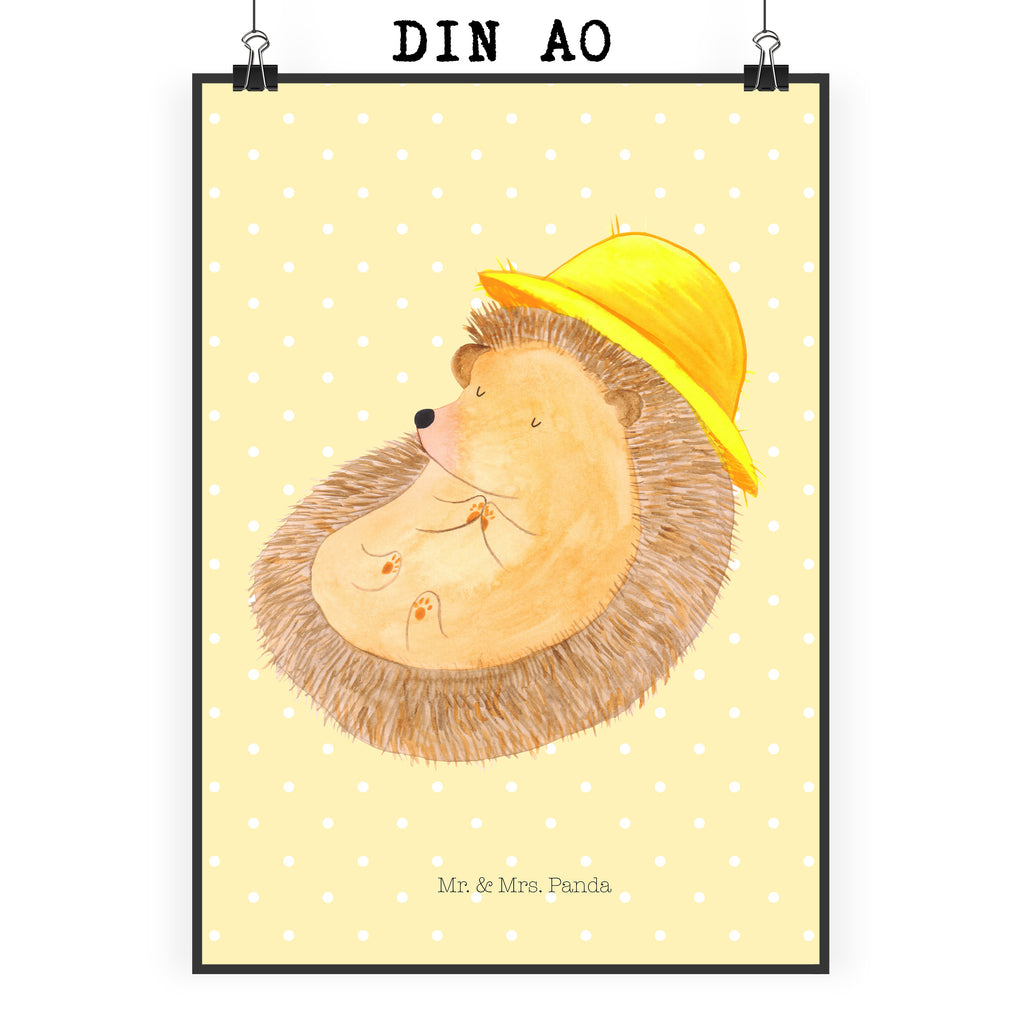 Poster Igel Beten Poster, Wandposter, Bild, Wanddeko, Küchenposter, Kinderposter, Wanddeko Bild, Raumdekoration, Wanddekoration, Handgemaltes Poster, Mr. & Mrs. Panda Poster, Designposter, Kunstdruck, Posterdruck, Tiermotive, Gute Laune, lustige Sprüche, Tiere, Igel, Igel mit Hut, Sonnenhut, Gott, Amen, beten, Leben, Dankbarkeit, Dankbar sein, dankbar, genießen