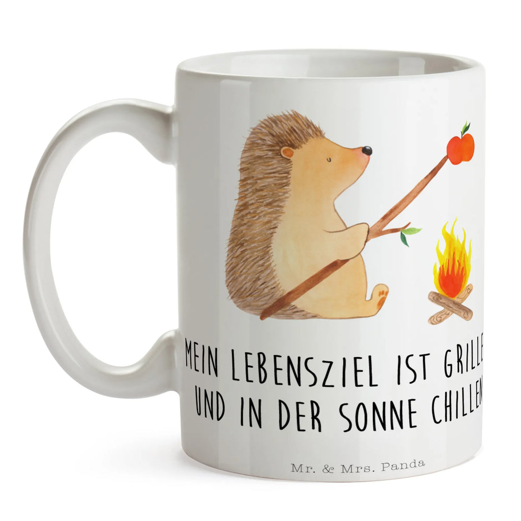 Tasse Igel grillt Tasse, Kaffeetasse, Teetasse, Becher, Kaffeebecher, Teebecher, Keramiktasse, Porzellantasse, Büro Tasse, Geschenk Tasse, Tasse Sprüche, Tasse Motive, Kaffeetassen, Tasse bedrucken, Designer Tasse, Cappuccino Tassen, Schöne Teetassen, Tiermotive, Gute Laune, lustige Sprüche, Tiere, Igel, Grillen, Ziele, Motivation, arbeitslos, Sinn des Lebens, Spruch