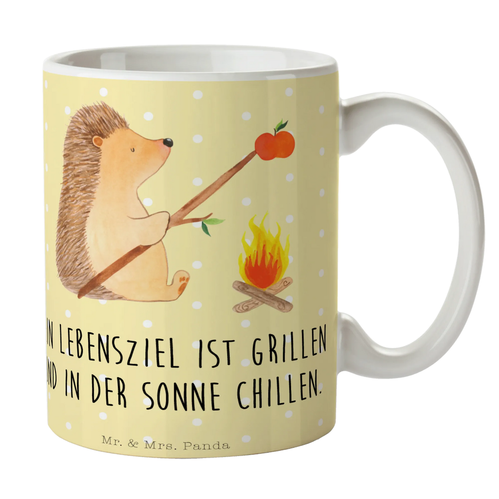 Tasse Igel grillt Tasse, Kaffeetasse, Teetasse, Becher, Kaffeebecher, Teebecher, Keramiktasse, Porzellantasse, Büro Tasse, Geschenk Tasse, Tasse Sprüche, Tasse Motive, Kaffeetassen, Tasse bedrucken, Designer Tasse, Cappuccino Tassen, Schöne Teetassen, Tiermotive, Gute Laune, lustige Sprüche, Tiere, Igel, Grillen, Ziele, Motivation, arbeitslos, Sinn des Lebens, Spruch