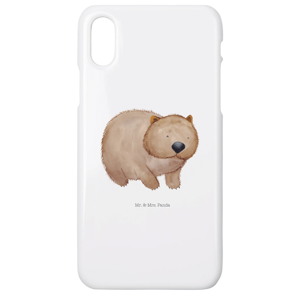 Handyhülle Wombat Handyhülle, Handycover, Cover, Handy, Hülle, Iphone 10, Iphone X, Tiermotive, Gute Laune, lustige Sprüche, Tiere, Wombat, Das Leben ist schön, Motivation, Spruch, Australien