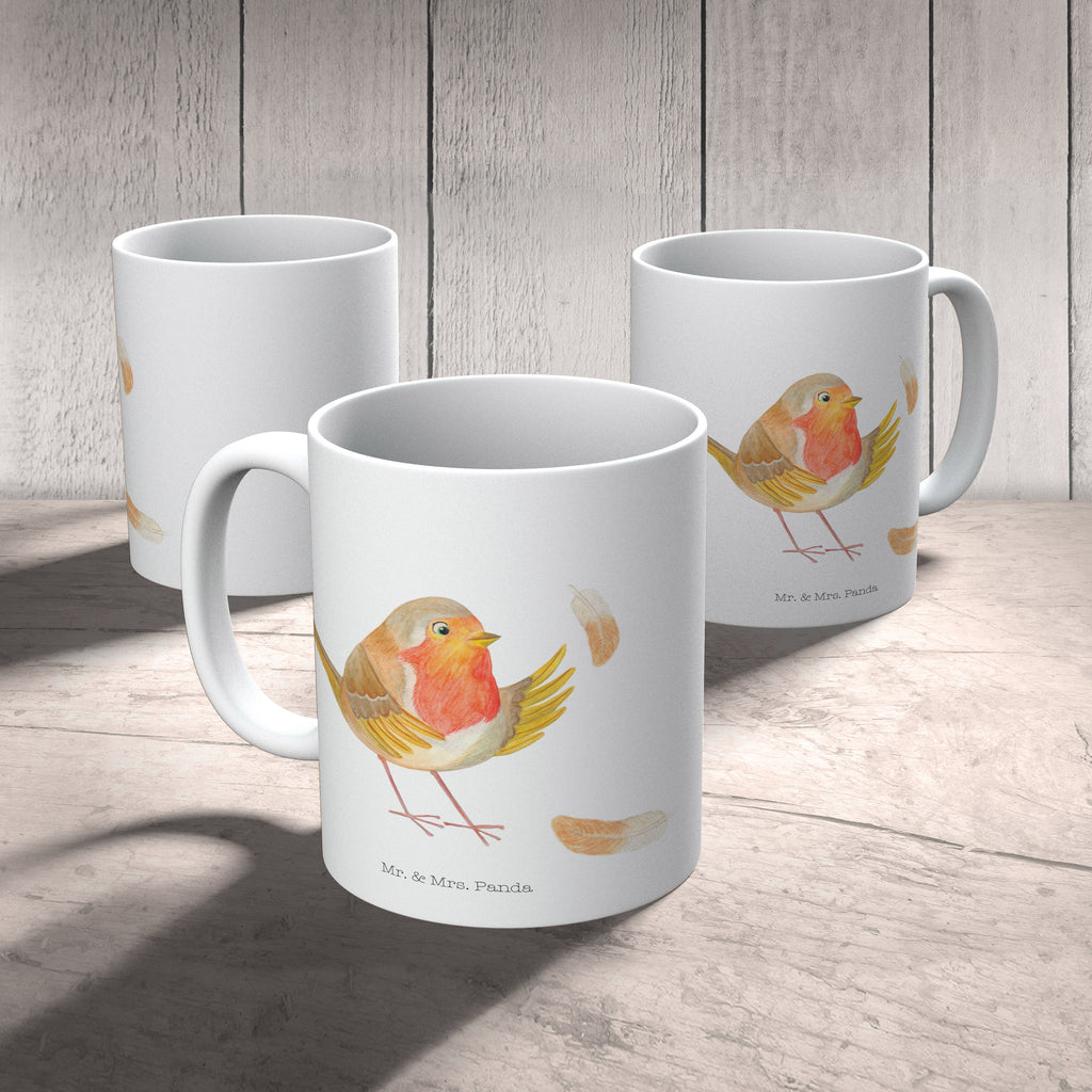 Tasse Rotkehlchen mit Federn Tasse, Kaffeetasse, Teetasse, Becher, Kaffeebecher, Teebecher, Keramiktasse, Porzellantasse, Büro Tasse, Geschenk Tasse, Tasse Sprüche, Tasse Motive, Tiermotive, Gute Laune, lustige Sprüche, Tiere, What if i fall, Rotkehlchen, Spruch Motivation, Spruch Mut, Vogel, Motivation Sprüche, Motivationsbilder, fliegen