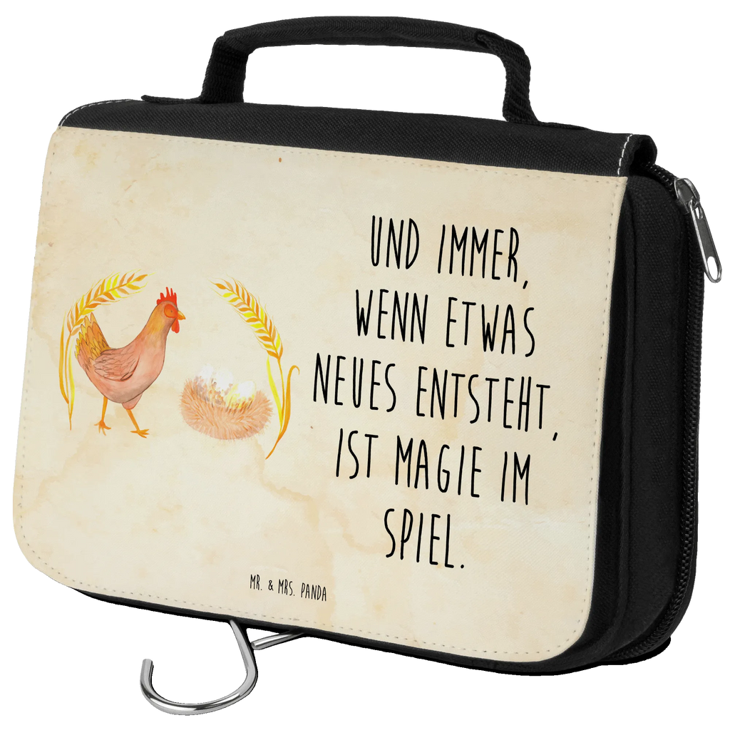 Kulturbeutel Huhn Stolz Kulturbeutel, Zum Aufhängen, Waschtasche, Kosmetiktasche, Damen, Herren, Aufbewahrungstasche, Schminktasche, Kosmetikbeutel, Organizer, Kulturtasche, Schminkutensil, Bauernhof, Hoftiere, Landwirt, Landwirtin, Hahn, Henne, Hühner, Eier, Hof, Landleben, Motivation, Geburt, Magie, Spruch, Schwangerschaft