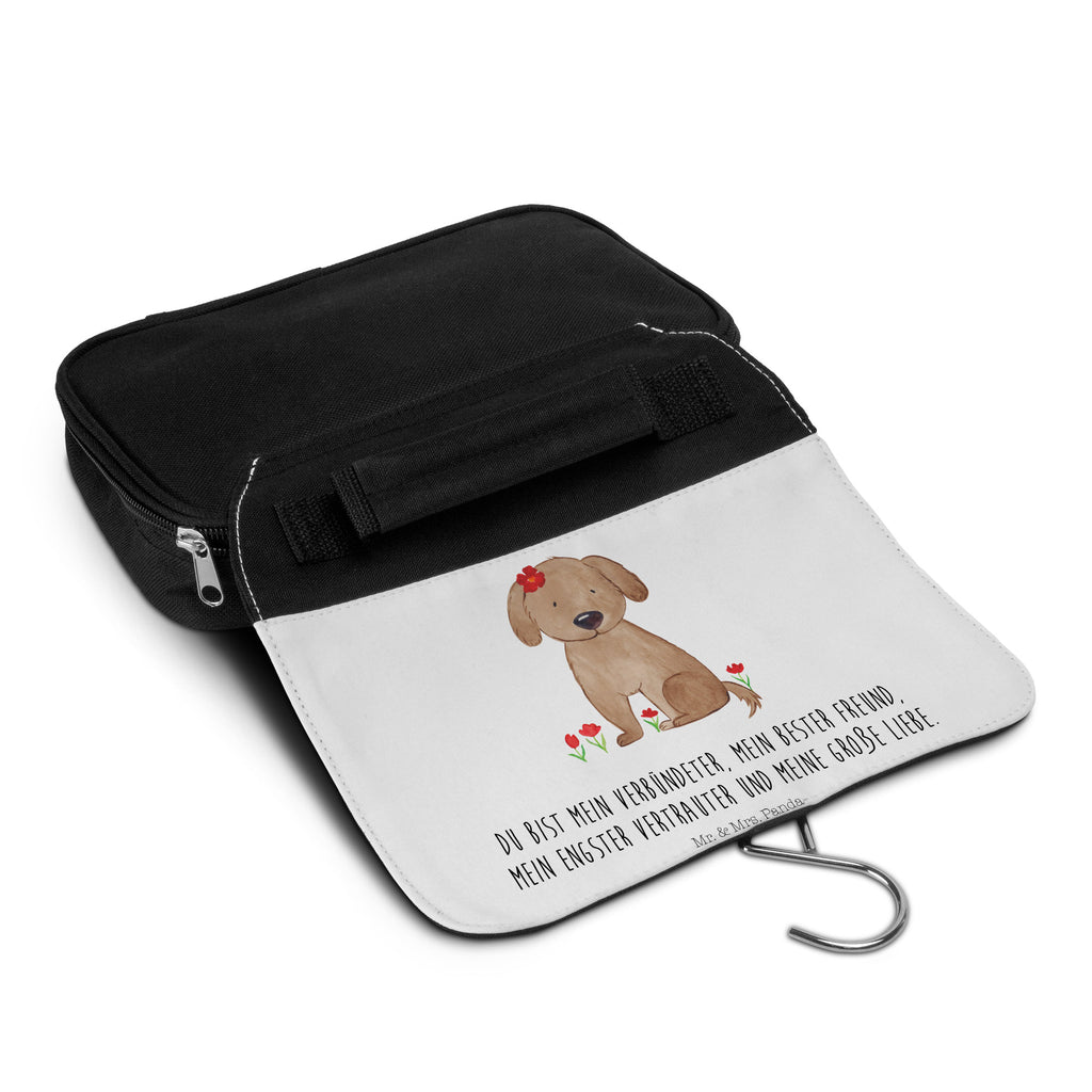 Kulturbeutel Hund Dame Kulturbeutel, Zum Aufhängen, Waschtasche, Kosmetiktasche, Damen, Herren, Aufbewahrungstasche, Schminktasche, Kosmetikbeutel, Organizer, Kulturtasche, Schminkutensil, Hund, Hundemotiv, Haustier, Hunderasse, Tierliebhaber, Hundebesitzer, Sprüche, Hunde, Hundeliebe, Hundeglück, Liebe, Frauchen