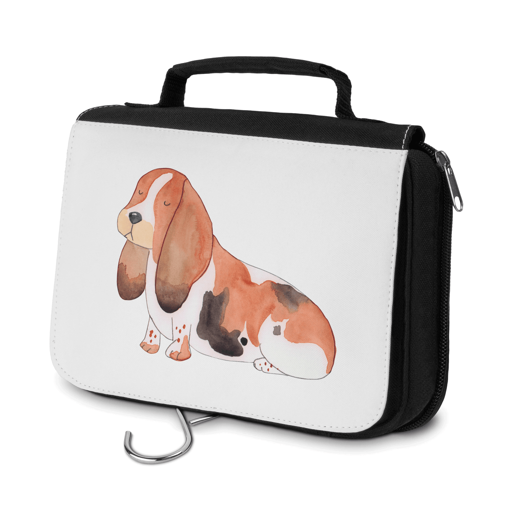 Kulturbeutel Hund Basset Hound Kulturbeutel, Zum Aufhängen, Waschtasche, Kosmetiktasche, Damen, Herren, Aufbewahrungstasche, Schminktasche, Kosmetikbeutel, Organizer, Kulturtasche, Schminkutensil, Hund, Hundemotiv, Haustier, Hunderasse, Tierliebhaber, Hundebesitzer, Sprüche, Basset Hound, Basset, Hundeliebe, kinderlos