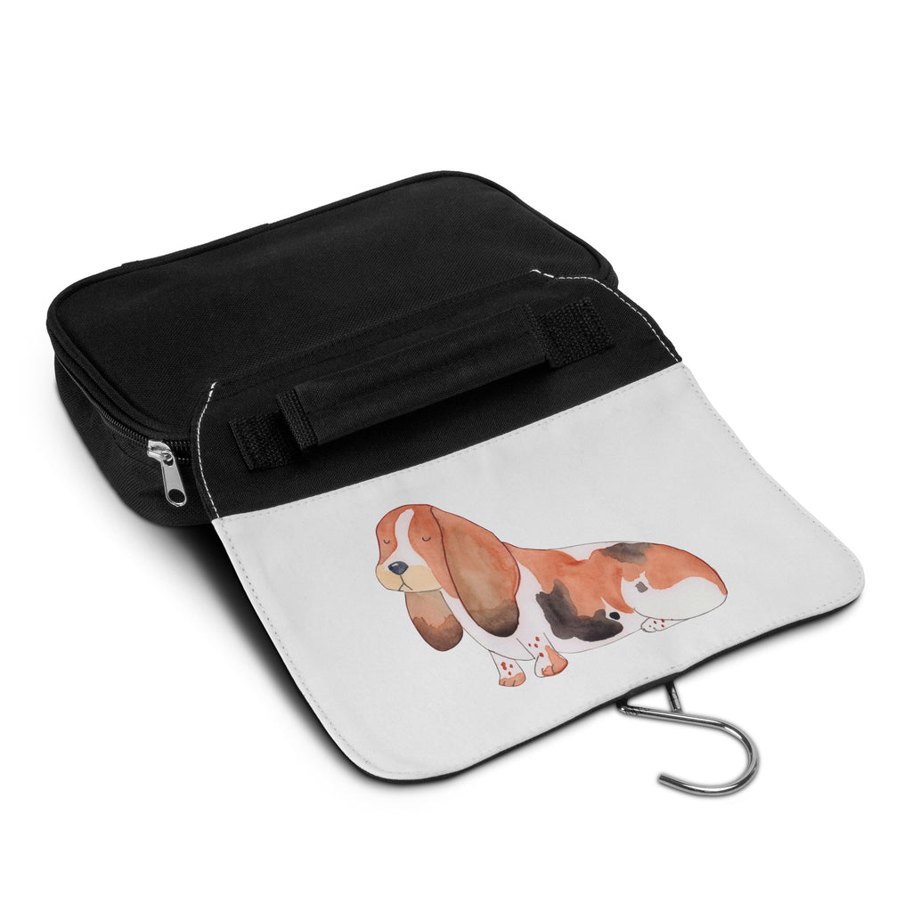 Kulturbeutel Hund Basset Hound Kulturbeutel, Zum Aufhängen, Waschtasche, Kosmetiktasche, Damen, Herren, Aufbewahrungstasche, Schminktasche, Kosmetikbeutel, Organizer, Kulturtasche, Schminkutensil, Hund, Hundemotiv, Haustier, Hunderasse, Tierliebhaber, Hundebesitzer, Sprüche, Basset Hound, Basset, Hundeliebe, kinderlos