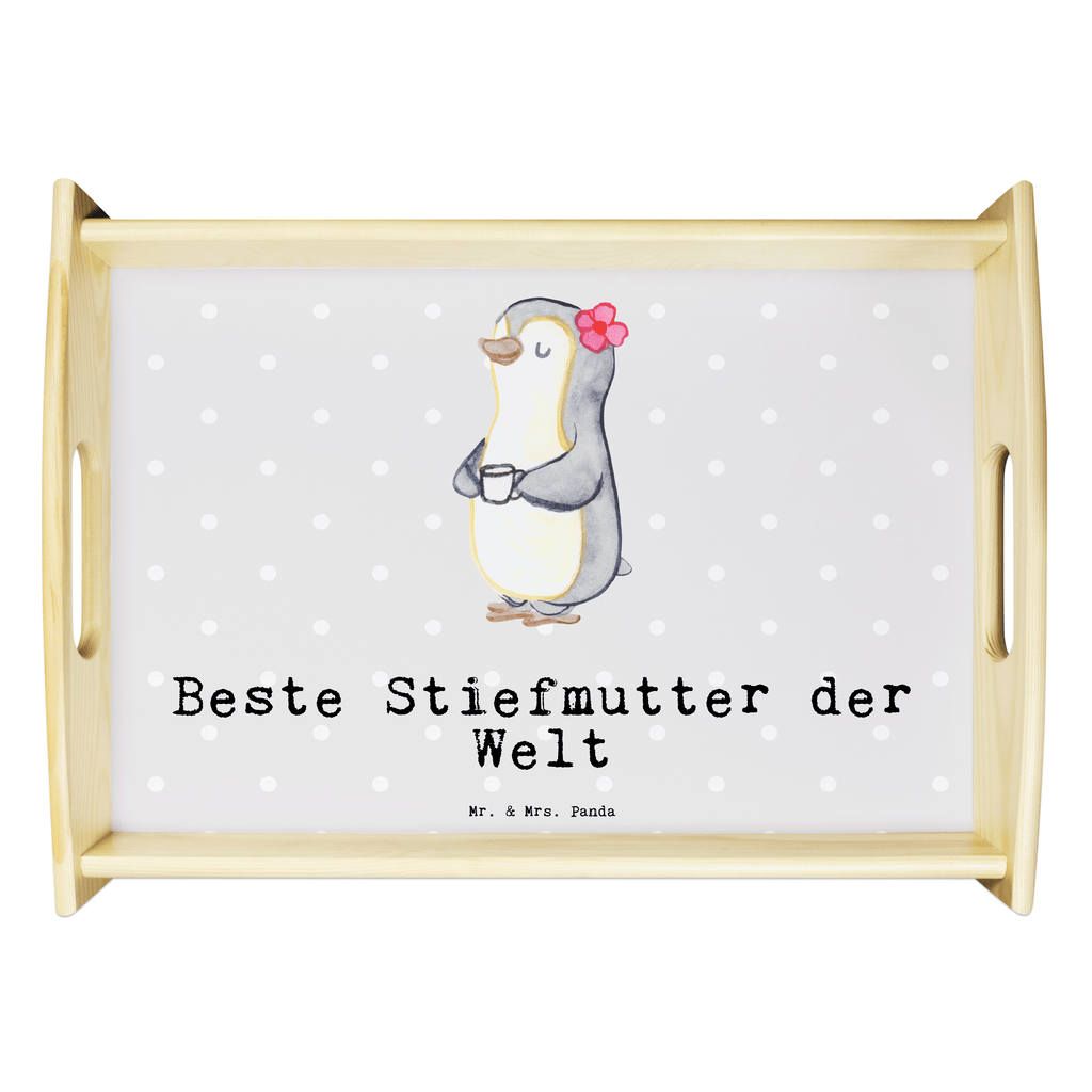 Serviertablett Pinguin Beste Stiefmutter der Welt Serviertablett, Tablett, Holztablett, Küchentablett, Dekotablett, Frühstückstablett, für, Dankeschön, Geschenk, Schenken, Geburtstag, Geburtstagsgeschenk, Geschenkidee, Danke, Bedanken, Mitbringsel, Freude machen, Geschenktipp, Stiefmutter, Stief Mutter, Stiefmama, Mami, Mutter, Muttertag, Mutti, Mama, Tochter, Sohn, Beste