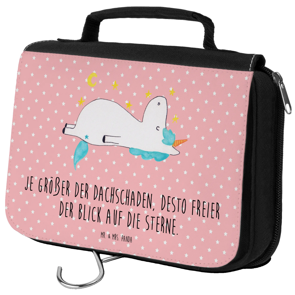 Kulturbeutel Einhorn Sternenhimmel Kulturbeutel, Zum Aufhängen, Waschtasche, Kosmetiktasche, Damen, Herren, Aufbewahrungstasche, Schminktasche, Kosmetikbeutel, Organizer, Kulturtasche, Schminkutensil, Einhorn, Einhörner, Einhorn Deko, Pegasus, Unicorn, Sterne, Dachschaden, Verrückt, Sternenhimmel