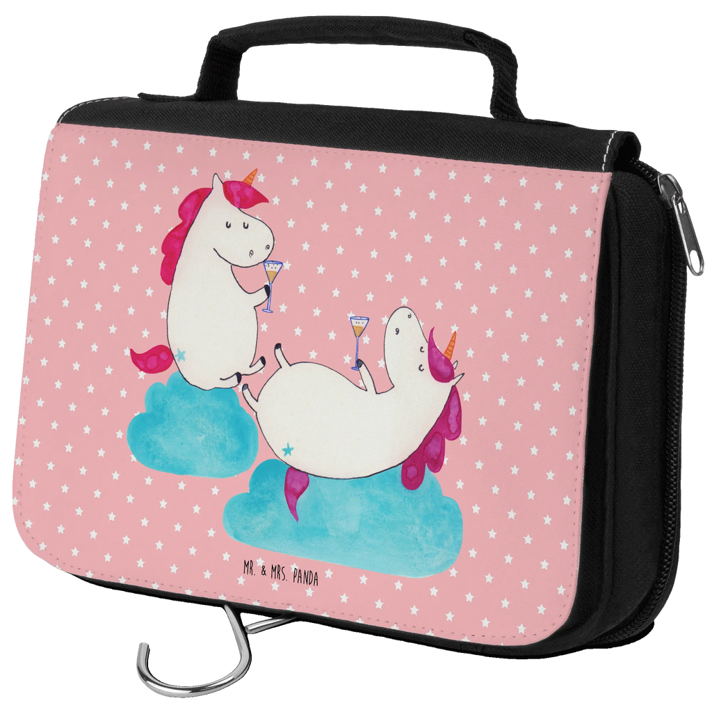 Kulturbeutel Einhorn Sekt Kulturbeutel, Zum Aufhängen, Waschtasche, Kosmetiktasche, Damen, Herren, Aufbewahrungstasche, Schminktasche, Kosmetikbeutel, Organizer, Kulturtasche, Schminkutensil, Einhorn, Einhörner, Einhorn Deko, Pegasus, Unicorn, Freundinnen, Freundin, BFF, Sekt, Mädelsabend, Spaß, Party, Korken, Anstoßen, Beste