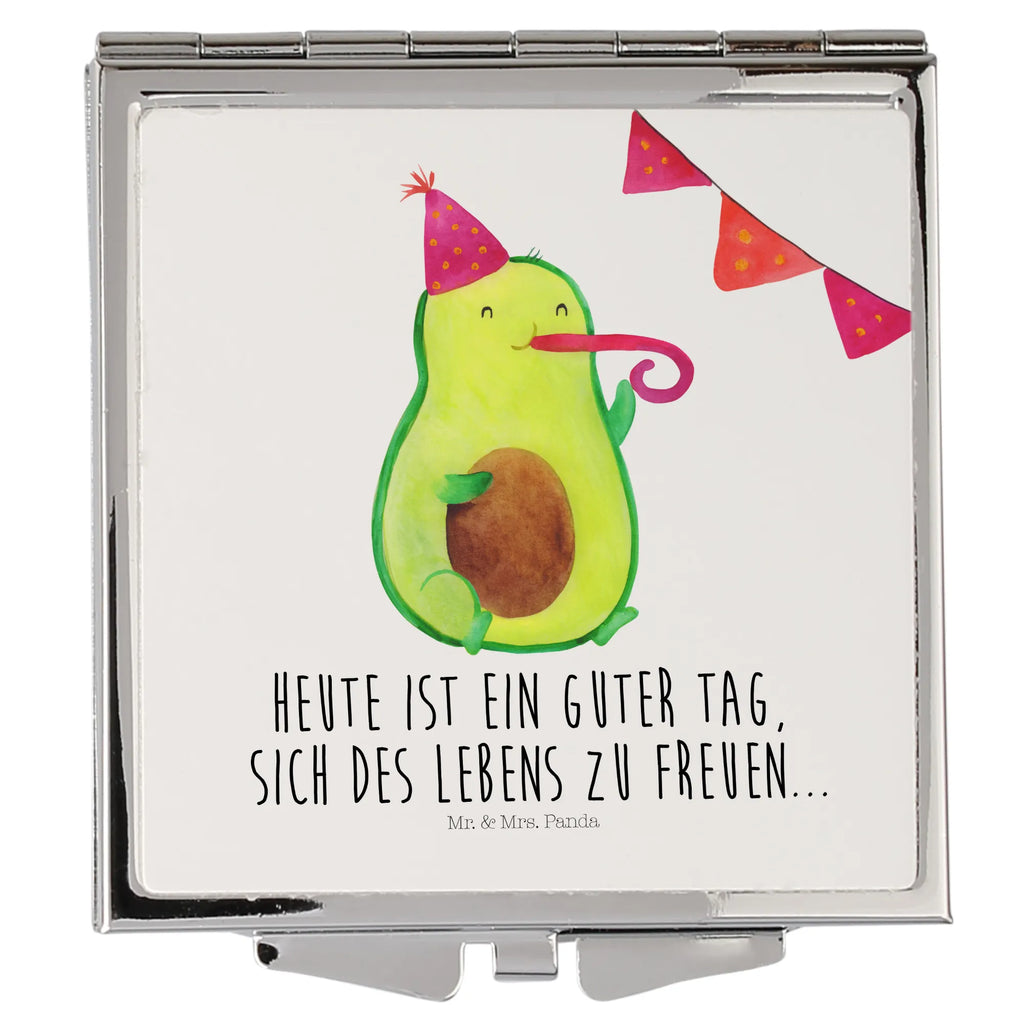 Handtaschenspiegel quadratisch Avocado Party Spiegel, Handtasche, Quadrat, silber, schminken, Schminkspiegel, Avocado, Veggie, Vegan, Gesund, Avocados, Party, Geburtstag, Geburtstagsfeier, Happy Birthday, Feier, Feierei, Lieblingstag, Prüfung, Abifeier, Abi, Bestanden, Jahrestag, Jubiläum, Firmenfeier, Klassenfeier, Schulabschluss, Abschluss