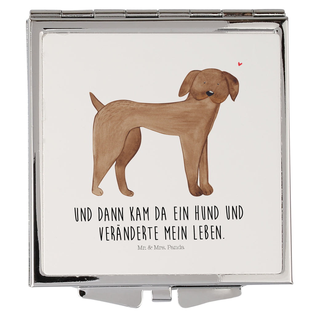 Handtaschenspiegel quadratisch Hund Dogge Spiegel, Handtasche, Quadrat, silber, schminken, Schminkspiegel, Hund, Hundemotiv, Haustier, Hunderasse, Tierliebhaber, Hundebesitzer, Sprüche, Hunde, Dogge, Deutsche Dogge, Great Dane