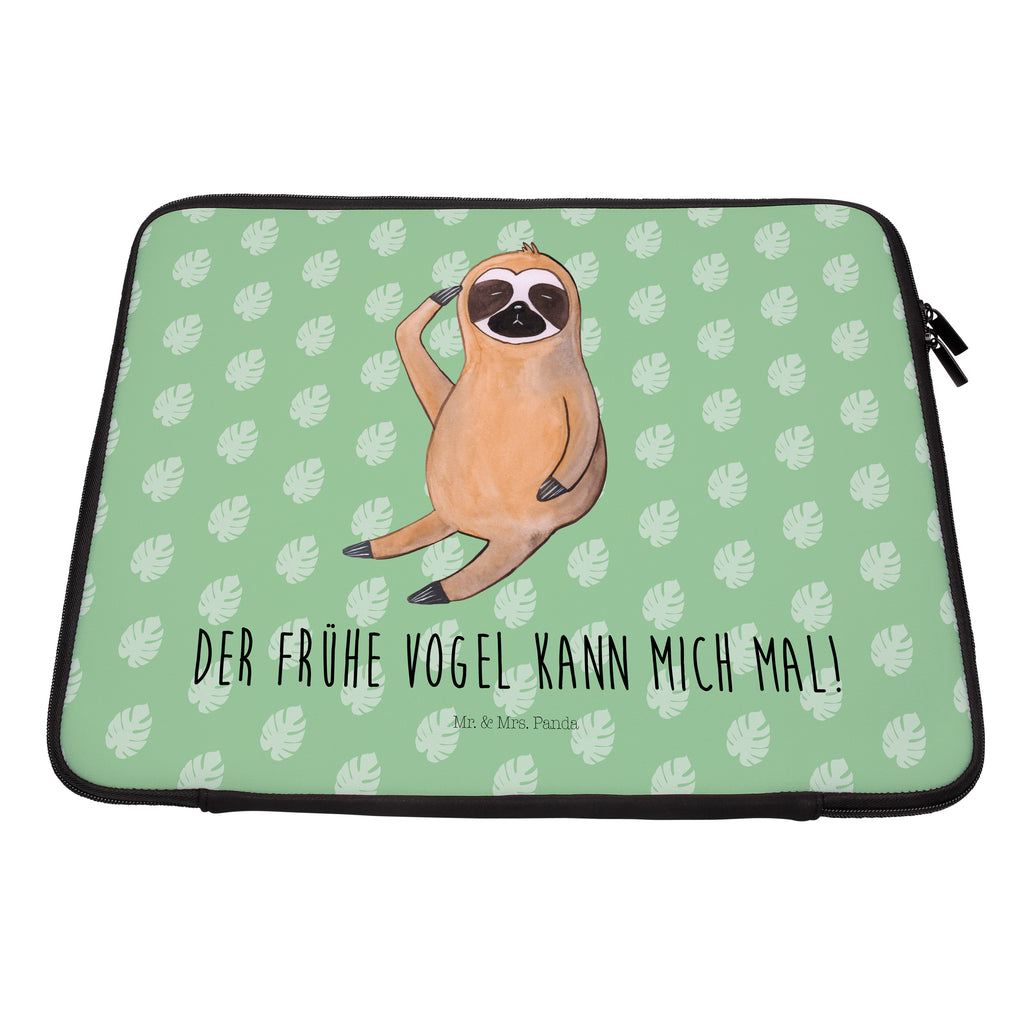 Notebook Tasche Faultier Vogel zeigen Notebook Tasche, Laptop, Computertasche, Tasche, Notebook-Tasche, Notebook-Reisehülle, Notebook Schutz, Faultier, Faultier Geschenk, Faultier Deko, Faultiere, faul, Lieblingstier, Spinner, früher Vogel, der frühe Vogel, Frühaufsteher, Morgenmuffel, Vogel, Faultierwelt