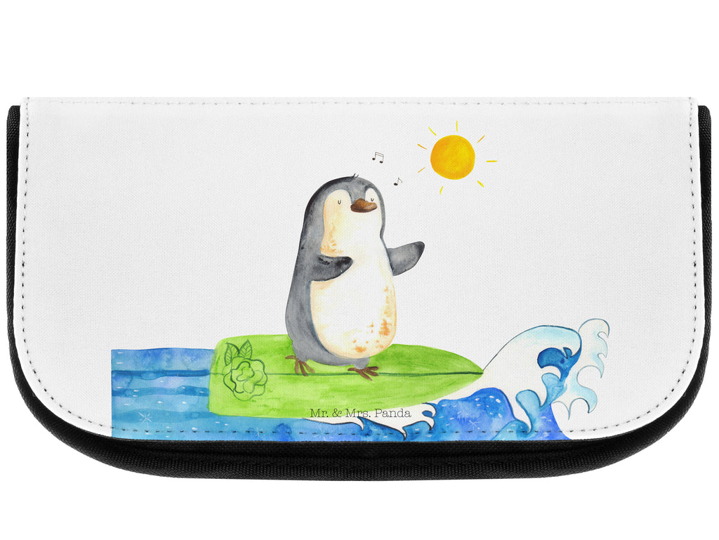 Kosmetiktasche Pinguin Surfer Kosmetikbeutel, Kulturtasche, Kulturbeutel, Schminktasche, Make-Up Tasche, Kosmetiktasche, Beauty Bag, Kosmetiktasche Damen, Make Up Tasche, Kosmetik Tasche, Kosmetiktasche Klein, Kleine Kosmetiktasche, Schminktasche Klein, Kosmetiktasche Mit Fächern, Schminktäschen, Schminke Tasche, Kosmetiktaschen Damen, Beauty Case, Schmink Täschchen, Pinguin, Pinguine, surfen, Surfer, Hawaii, Urlaub, Wellen, Wellen reiten, Portugal