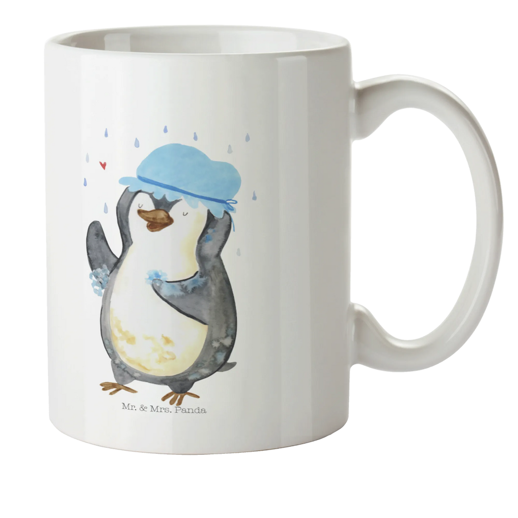 Kindertasse Pinguin duscht Kindertasse, Kinder Tasse, Kunststoff Tasse, Kindergarten Tasse, Trinkbecher, Camping Becher, Kaffeetasse, Kunststoffbecher, Kindergartenbecher, Outdoorgeschirr, Kunststoffgeschirr, Reisebecher, Reisetasse, Kinderbecher, Bruchfeste Tasse, Bruchsichere Tasse, Plastik Tasse, Plastiktasse, Pinguin, Pinguine, Dusche, duschen, Lebensmotto, Motivation, Neustart, Neuanfang, glücklich sein