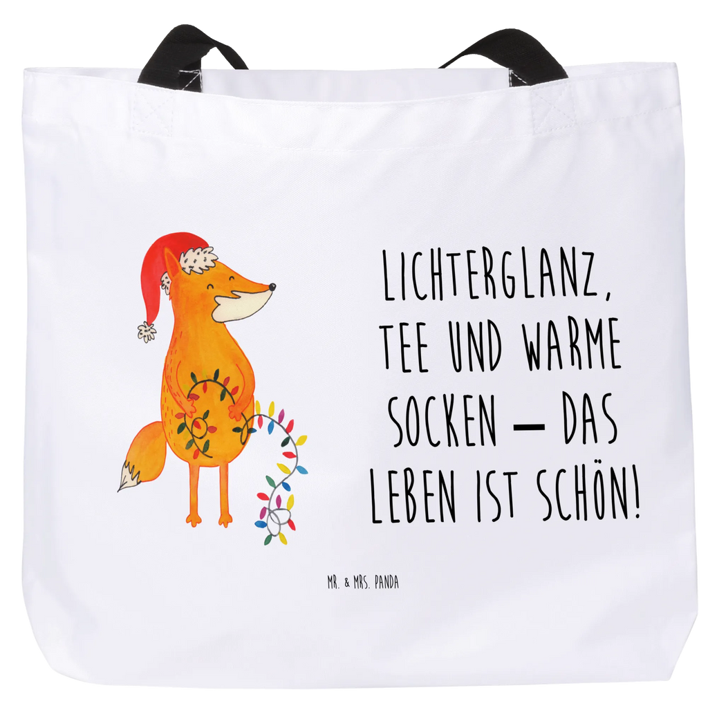 Shopper Fuchs Weihnachten Beutel, Einkaufstasche, Tasche, Strandtasche, Einkaufsbeutel, Shopper, Schultasche, Freizeittasche, Tragebeutel, Schulbeutel, Alltagstasche, Winter, Weihnachten, Weihnachtsdeko, Nikolaus, Advent, Heiligabend, Wintermotiv, Fuchs, Füchse, Spruch schön, Geschenk Weihnachten, Weihnachtsmann, Weihnachtszeit