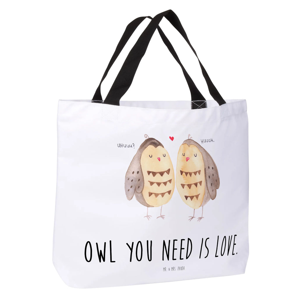 Shopper Eulen Liebe Beutel, Einkaufstasche, Tasche, Strandtasche, Einkaufsbeutel, Shopper, Schultasche, Freizeittasche, Tragebeutel, Schulbeutel, Alltagstasche, Eule, Eule Deko, Liebe, Hochzeit Spruch, Owl, All you need is love, Liebe Spruch, Freundin Geschenk, Freund, Wortspiel lustig