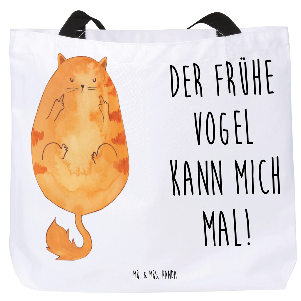 Shopper Katze Frühaufsteher Beutel, Einkaufstasche, Tasche, Strandtasche, Einkaufsbeutel, Shopper, Schultasche, Freizeittasche, Tragebeutel, Schulbeutel, Alltagstasche, Katze, Katzenmotiv, Katzenfan, Katzendeko, Katzenfreund, Katzenliebhaber, Katzenprodukte, Katzenartikel, Katzenaccessoires, Katzensouvenirs, Katzenliebhaberprodukte, Katzenmotive, Der frühe Vogel kann mich mal, Morgenmuffel, Frühaufsteher, Kaffee, Katzen, Kater, Mietze