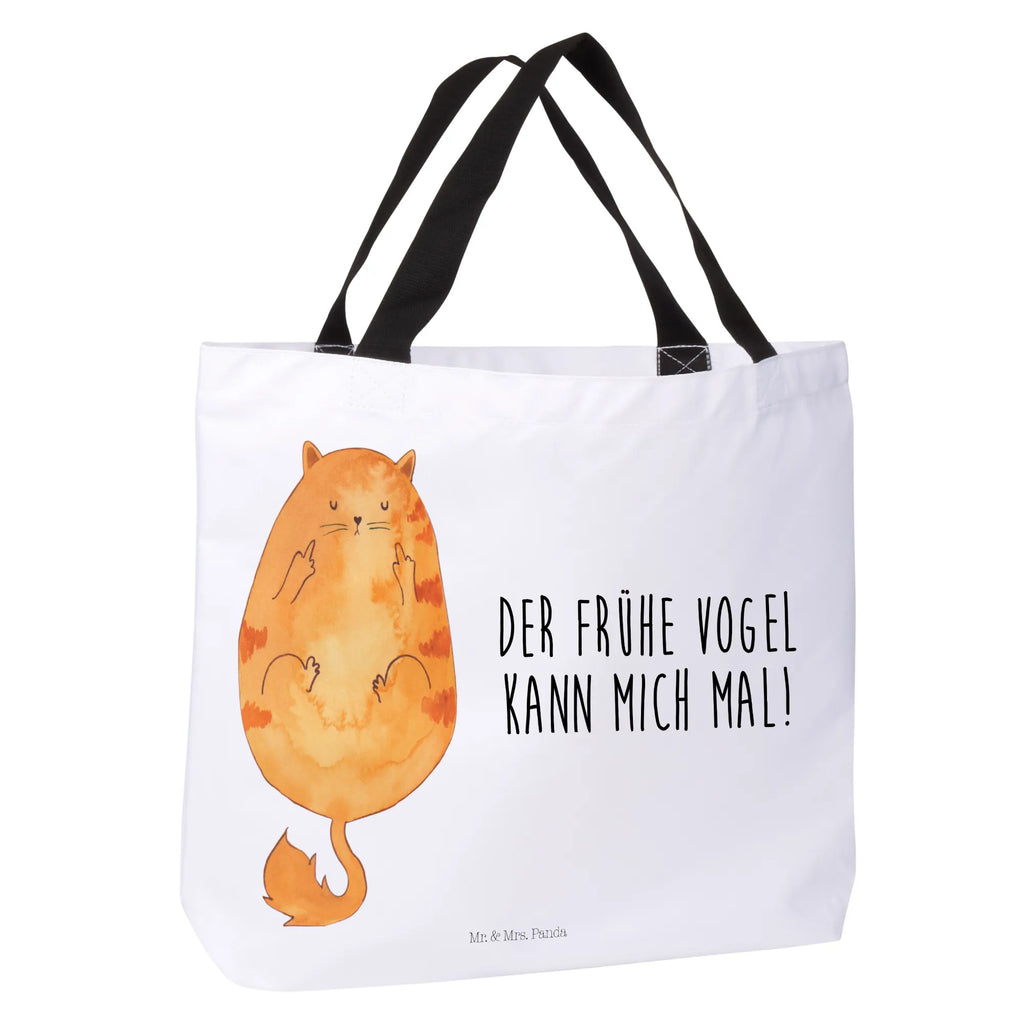 Shopper Katze Frühaufsteher Beutel, Einkaufstasche, Tasche, Strandtasche, Einkaufsbeutel, Shopper, Schultasche, Freizeittasche, Tragebeutel, Schulbeutel, Alltagstasche, Katze, Katzenmotiv, Katzenfan, Katzendeko, Katzenfreund, Katzenliebhaber, Katzenprodukte, Katzenartikel, Katzenaccessoires, Katzensouvenirs, Katzenliebhaberprodukte, Katzenmotive, Der frühe Vogel kann mich mal, Morgenmuffel, Frühaufsteher, Kaffee, Katzen, Kater, Mietze