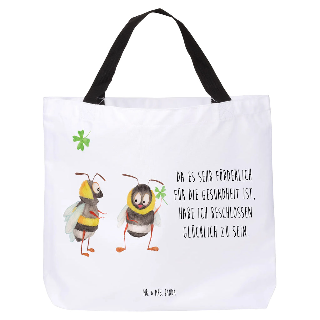 Shopper Hummeln Kleeblatt Beutel, Einkaufstasche, Tasche, Strandtasche, Einkaufsbeutel, Shopper, Schultasche, Freizeittasche, Tragebeutel, Schulbeutel, Alltagstasche, Tiermotive, Gute Laune, lustige Sprüche, Tiere, Hummel, Biene, Spruch positiv, Biene Deko, Spruch schön, glücklich sein, glücklich werden, Spruch fröhlich