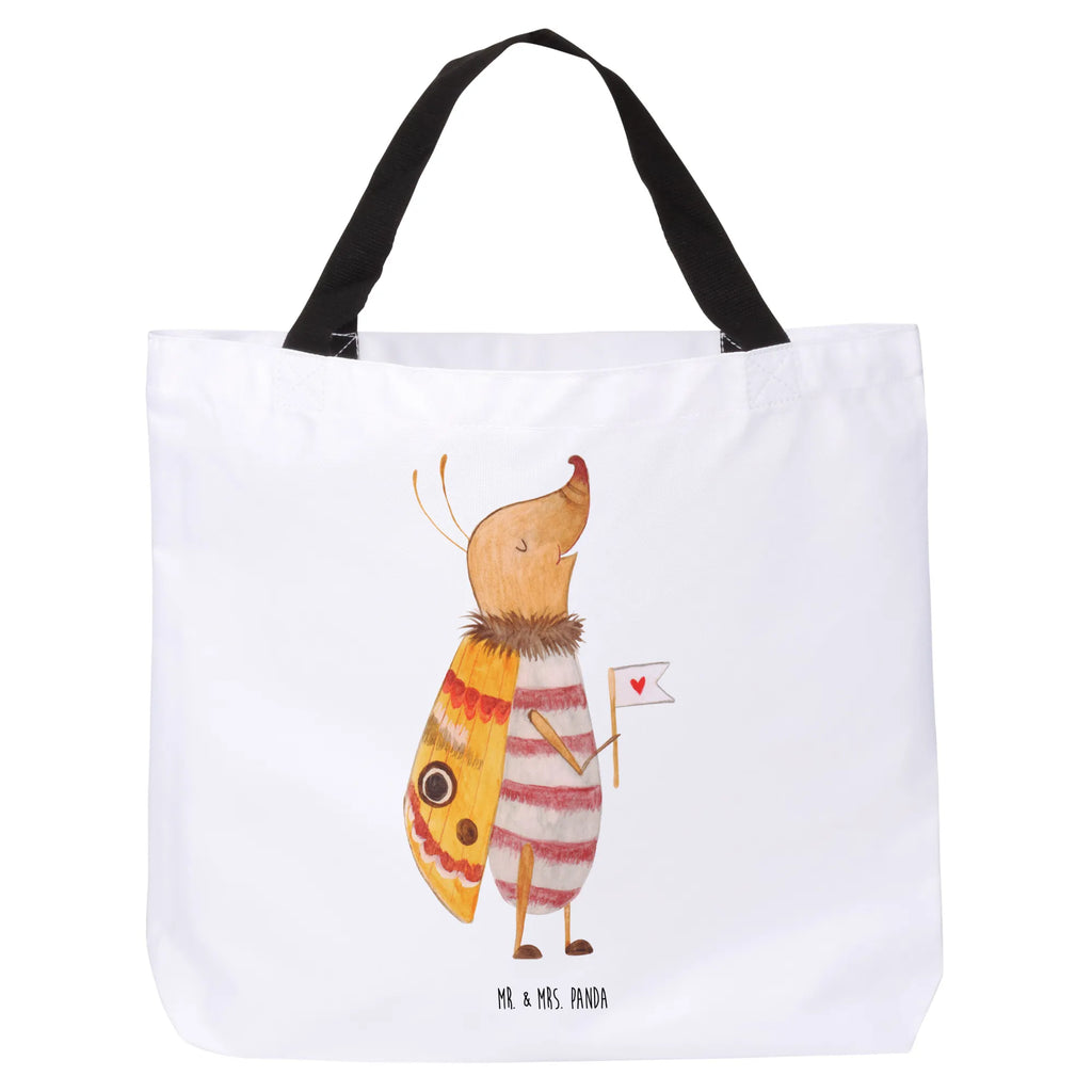 Shopper Nachtfalter mit Fähnchen Beutel, Einkaufstasche, Tasche, Strandtasche, Einkaufsbeutel, Shopper, Schultasche, Freizeittasche, Tragebeutel, Schulbeutel, Alltagstasche, Tiermotive, Gute Laune, lustige Sprüche, Tiere, Nachtfalter, Käfer, Spruch lustig, Spruch witzig, süß, niedlich, Küche Deko, Was kostet die Welt