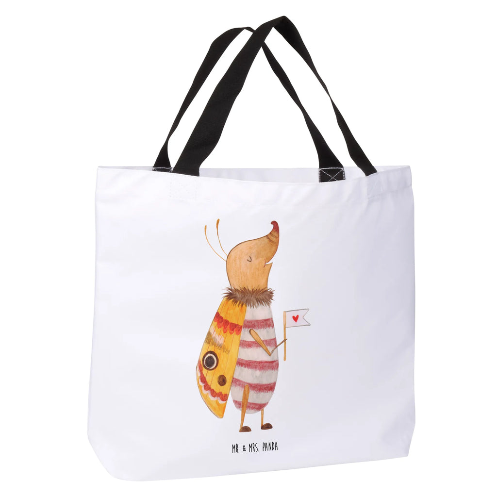 Shopper Nachtfalter mit Fähnchen Beutel, Einkaufstasche, Tasche, Strandtasche, Einkaufsbeutel, Shopper, Schultasche, Freizeittasche, Tragebeutel, Schulbeutel, Alltagstasche, Tiermotive, Gute Laune, lustige Sprüche, Tiere, Nachtfalter, Käfer, Spruch lustig, Spruch witzig, süß, niedlich, Küche Deko, Was kostet die Welt