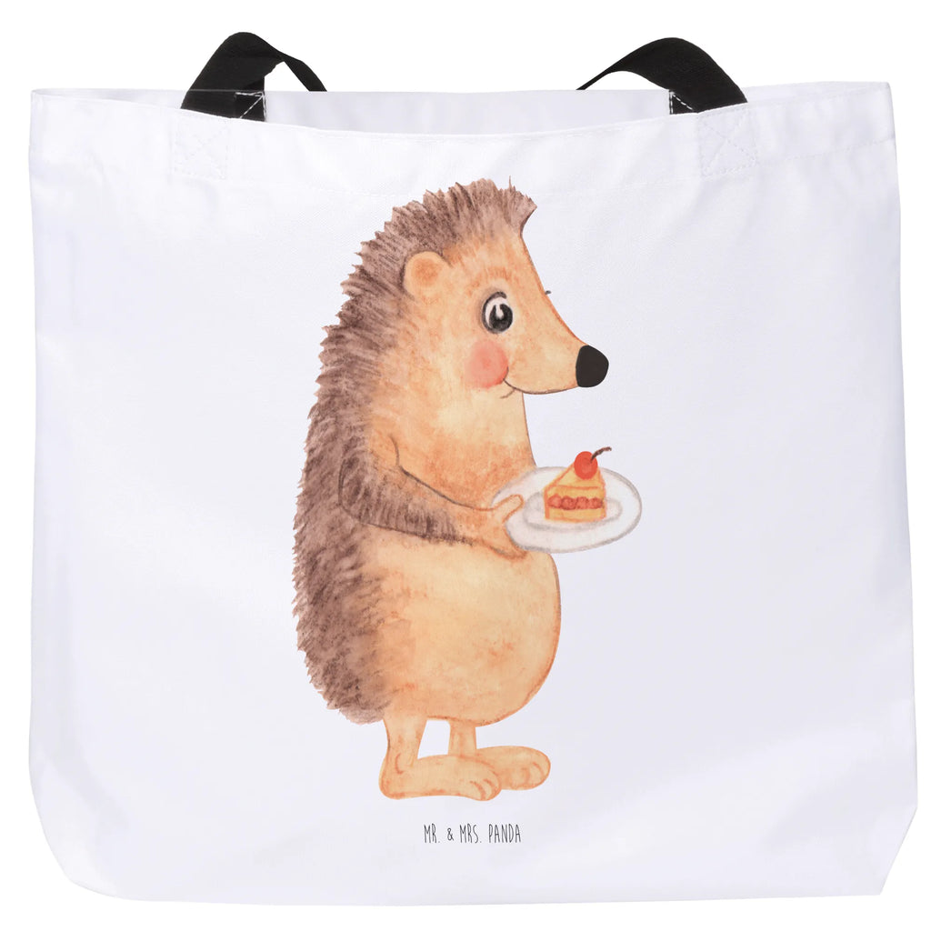 Shopper Igel Kuchenstück Beutel, Einkaufstasche, Tasche, Strandtasche, Einkaufsbeutel, Shopper, Schultasche, Freizeittasche, Tragebeutel, Schulbeutel, Alltagstasche, Tiermotive, Gute Laune, lustige Sprüche, Tiere, Igel, Essen Spruch, Kuchen, Backen Geschenk, Kuchen backen, Einladung Party, Geburtstagskuchen, Torte