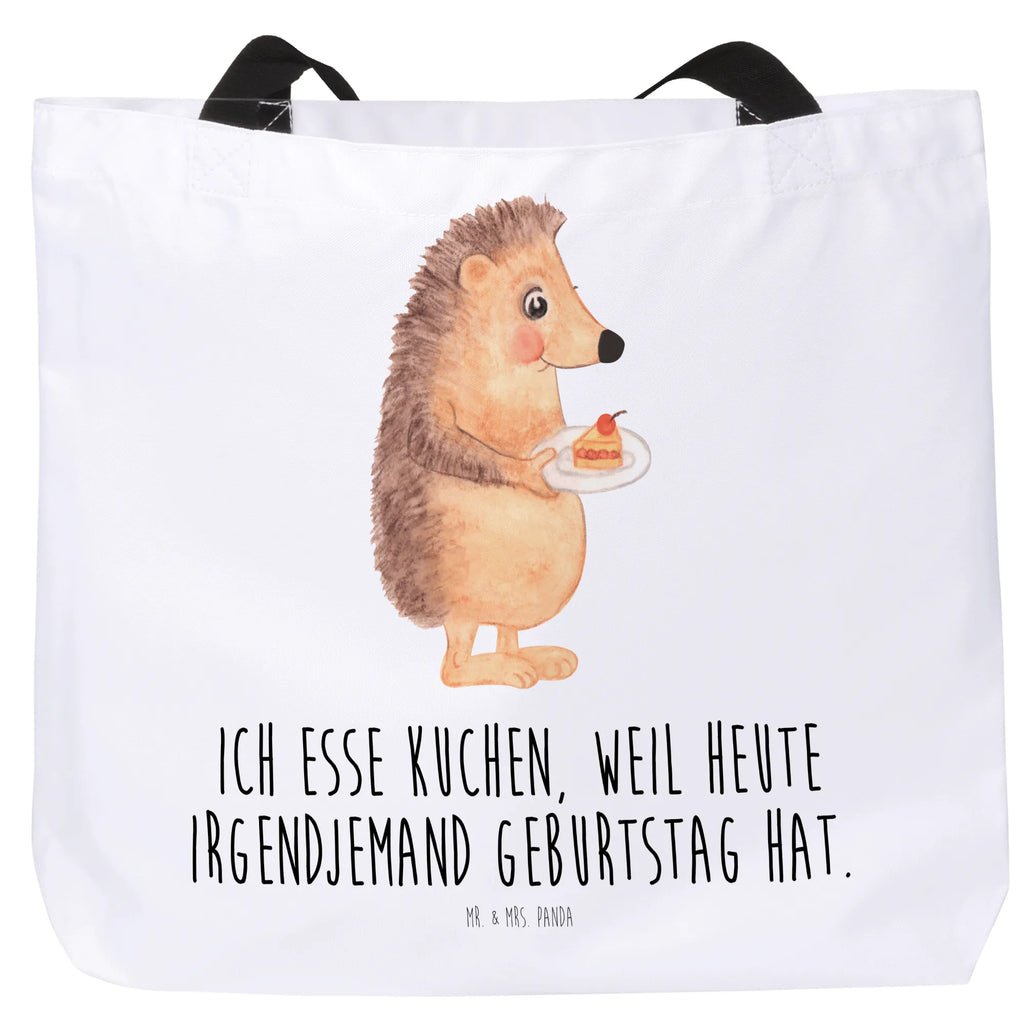 Shopper Igel Kuchenstück Beutel, Einkaufstasche, Tasche, Strandtasche, Einkaufsbeutel, Shopper, Schultasche, Freizeittasche, Tragebeutel, Schulbeutel, Alltagstasche, Tiermotive, Gute Laune, lustige Sprüche, Tiere, Igel, Essen Spruch, Kuchen, Backen Geschenk, Kuchen backen, Einladung Party, Geburtstagskuchen, Torte