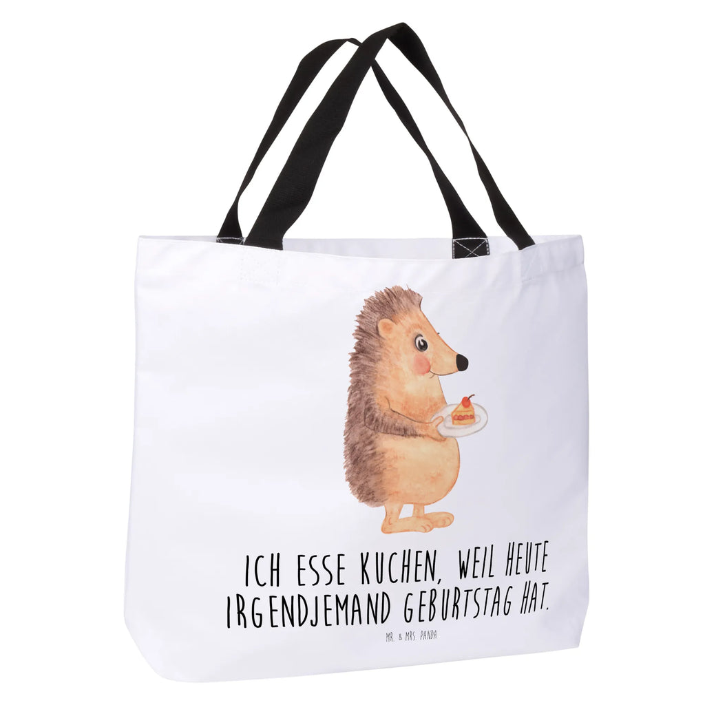 Shopper Igel Kuchenstück Beutel, Einkaufstasche, Tasche, Strandtasche, Einkaufsbeutel, Shopper, Schultasche, Freizeittasche, Tragebeutel, Schulbeutel, Alltagstasche, Tiermotive, Gute Laune, lustige Sprüche, Tiere, Igel, Essen Spruch, Kuchen, Backen Geschenk, Kuchen backen, Einladung Party, Geburtstagskuchen, Torte