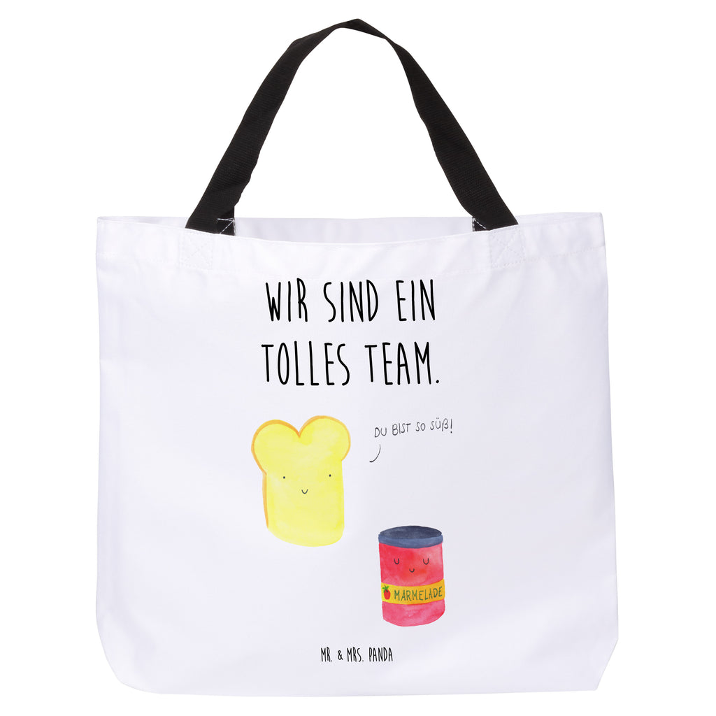 Shopper Toast Marmelade Beutel, Einkaufstasche, Tasche, Strandtasche, Einkaufsbeutel, Shopper, Schultasche, Freizeittasche, Tragebeutel, Schulbeutel, Alltagstasche, Tiermotive, Gute Laune, lustige Sprüche, Tiere, Toast, Marmelade, Dreamteam, süße Postkarte, süß, Küche Deko, Küche Spruch, Frühstück Einladung, Brot, Toastbrot