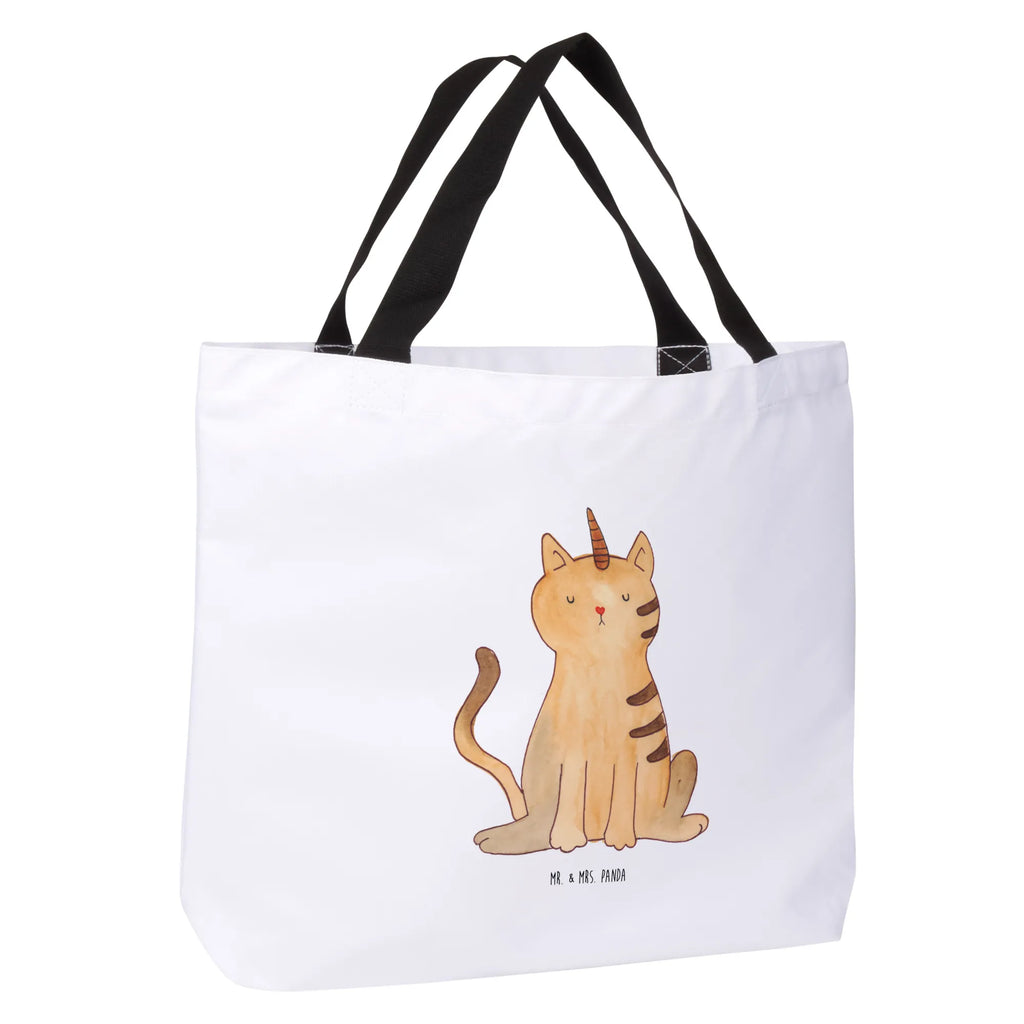 Shopper Einhorn Katze Beutel, Einkaufstasche, Tasche, Strandtasche, Einkaufsbeutel, Shopper, Schultasche, Freizeittasche, Tragebeutel, Schulbeutel, Alltagstasche, Einhorn, Einhörner, Einhorn Deko, Unicorn, Katzer, Mieze, Regenbogen, Glitzer, Einhornpower, Erwachsenwerden, Katze, Katzenhorn, Einhornkatze, Kittyhorn