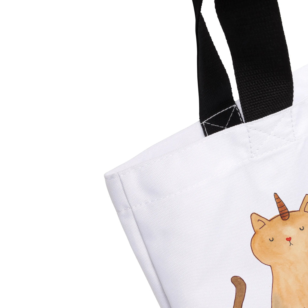 Shopper Einhorn Katze Beutel, Einkaufstasche, Tasche, Strandtasche, Einkaufsbeutel, Shopper, Schultasche, Freizeittasche, Tragebeutel, Schulbeutel, Alltagstasche, Einhorn, Einhörner, Einhorn Deko, Unicorn, Katzer, Mieze, Regenbogen, Glitzer, Einhornpower, Erwachsenwerden, Katze, Katzenhorn, Einhornkatze, Kittyhorn