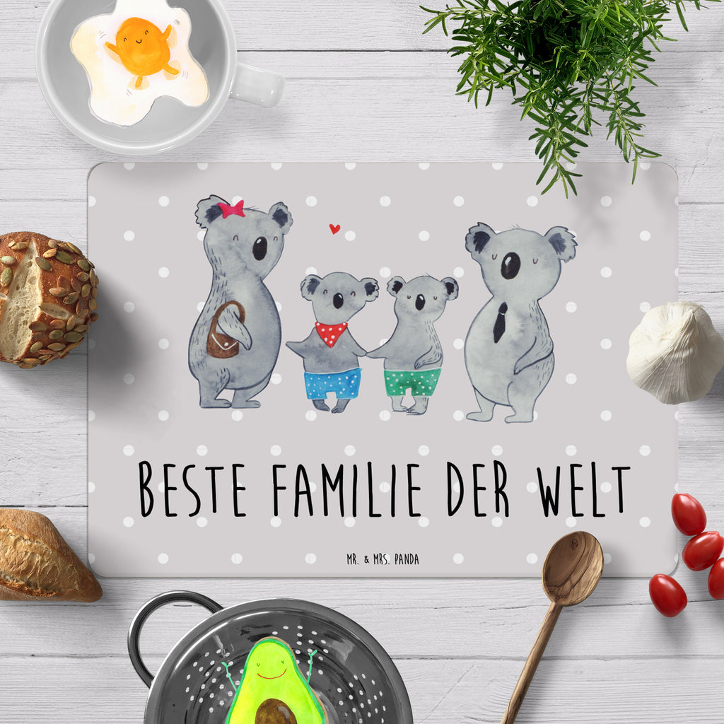 Tischset Koala Familie zwei Tischset, Tischuntersetzer, Platzset, Tischsets abwaschbar, Tischunterlage, Familie, Vatertag, Muttertag, Bruder, Schwester, Mama, Papa, Oma, Opa, Koala, Koalabär, beste Familie, Familienzeit, Familienleben, Koalafamilie, Lieblingsfamilie