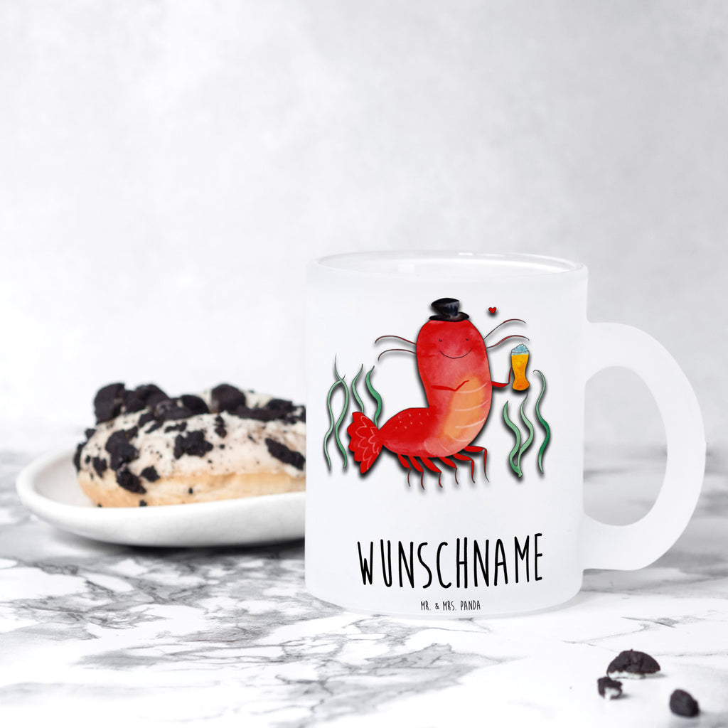 Personalisierte Teetasse Hummer mit Weizen Personalisierte Teetasse, Personalisiertes Teeglas, Personalisierter Teebecher, Personalisierte Glas Teetasse, Personalisierte Teetasse aus Glas, Teetasse mit Namen, Teeglas mit Namen, Teebecher mit Namen, Glas Teetasse mit Namen, Teetasse aus Glas mit Namen, Teetasse Wunschname, Teetasse selbst gestalten., Meerestiere, Meer, Urlaub, Garnele, Garnelen, Bier, Kochen, Männerhaushalt, Junggeselle, Junggesellin, Bierliebhaber, Kneipe, Gasthaus, Wirtschaft