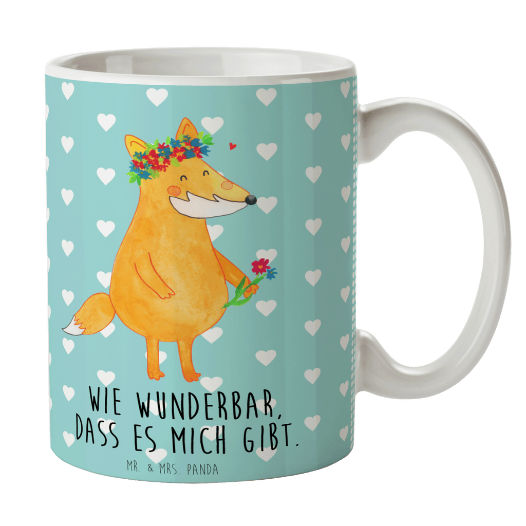 Tasse Fuchs Blumen Tasse, Kaffeetasse, Teetasse, Becher, Kaffeebecher, Teebecher, Keramiktasse, Porzellantasse, Büro Tasse, Geschenk Tasse, Tasse Sprüche, Tasse Motive, Kaffeetassen, Tasse bedrucken, Designer Tasse, Cappuccino Tassen, Schöne Teetassen, Fuchs, Füchse, Fox, Liebe, Freundin, Fuchsmädchen, Blumenmädchen, Freundinnen, Liebesbeweis, Blume, Blumen, Motivation, Freude, ich, mich, Selbstliebe