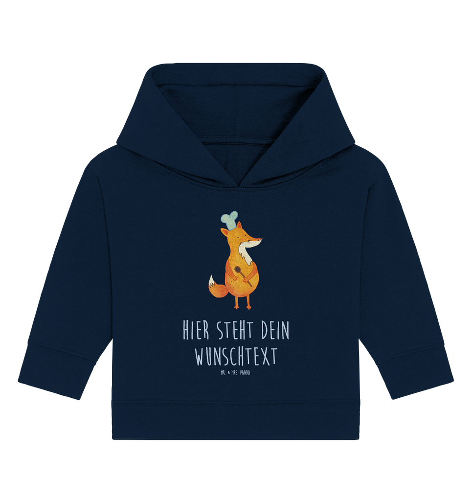 Personalisierter Baby Hoodie Fuchs Koch Personalisierter Baby Hoodie, Baby Hoodie mit Namen, Babyhoodie Wunschtext, Fuchs, Füchse, Koch Geschenk, Küche Spruch, Küche Deko, Köche, Bäcker, Party Spruch, Spruch lustig, witzig