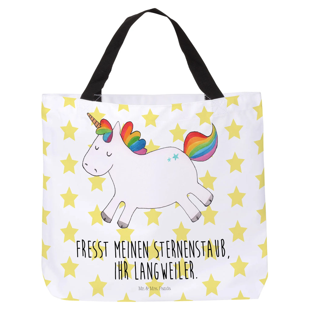 Shopper Einhorn Happy Beutel, Einkaufstasche, Tasche, Strandtasche, Einkaufsbeutel, Shopper, Schultasche, Freizeittasche, Tragebeutel, Schulbeutel, Alltagstasche, Einhorn, Einhörner, Einhorn Deko, Pegasus, Unicorn, glücklich, fröhlich, Spaß, Freude, Lebensfreude, witzig, spannend, Lächeln, Lachen