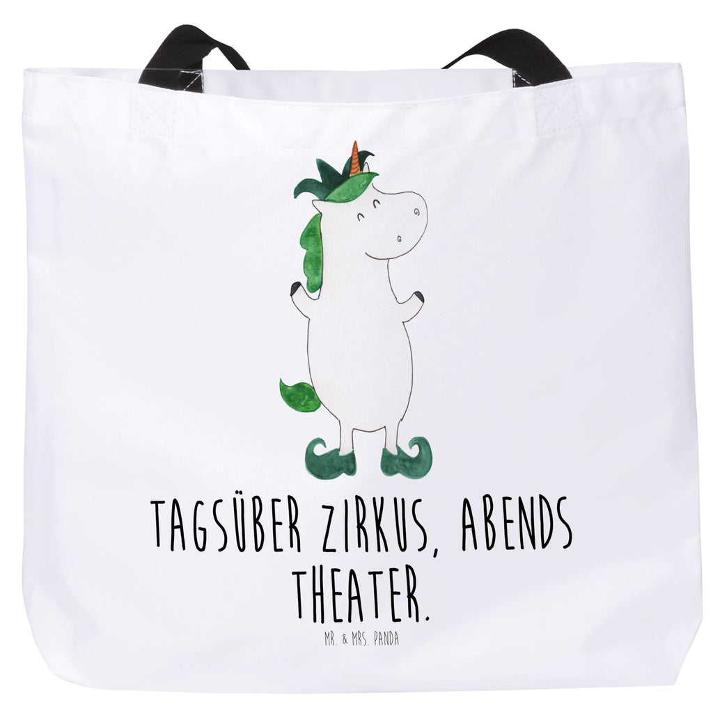 Shopper Einhorn Joker Beutel, Einkaufstasche, Tasche, Strandtasche, Einkaufsbeutel, Shopper, Schultasche, Freizeittasche, Tragebeutel, Schulbeutel, Alltagstasche, Einhorn, Einhörner, Einhorn Deko, Pegasus, Unicorn, Hofnarr, Kasper, Gaukler, Mittelalter