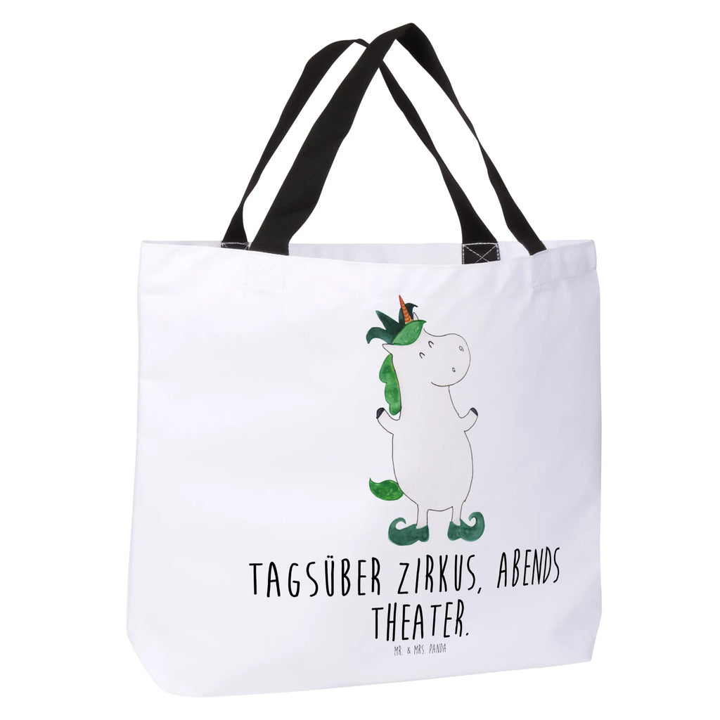 Shopper Einhorn Joker Beutel, Einkaufstasche, Tasche, Strandtasche, Einkaufsbeutel, Shopper, Schultasche, Freizeittasche, Tragebeutel, Schulbeutel, Alltagstasche, Einhorn, Einhörner, Einhorn Deko, Pegasus, Unicorn, Hofnarr, Kasper, Gaukler, Mittelalter