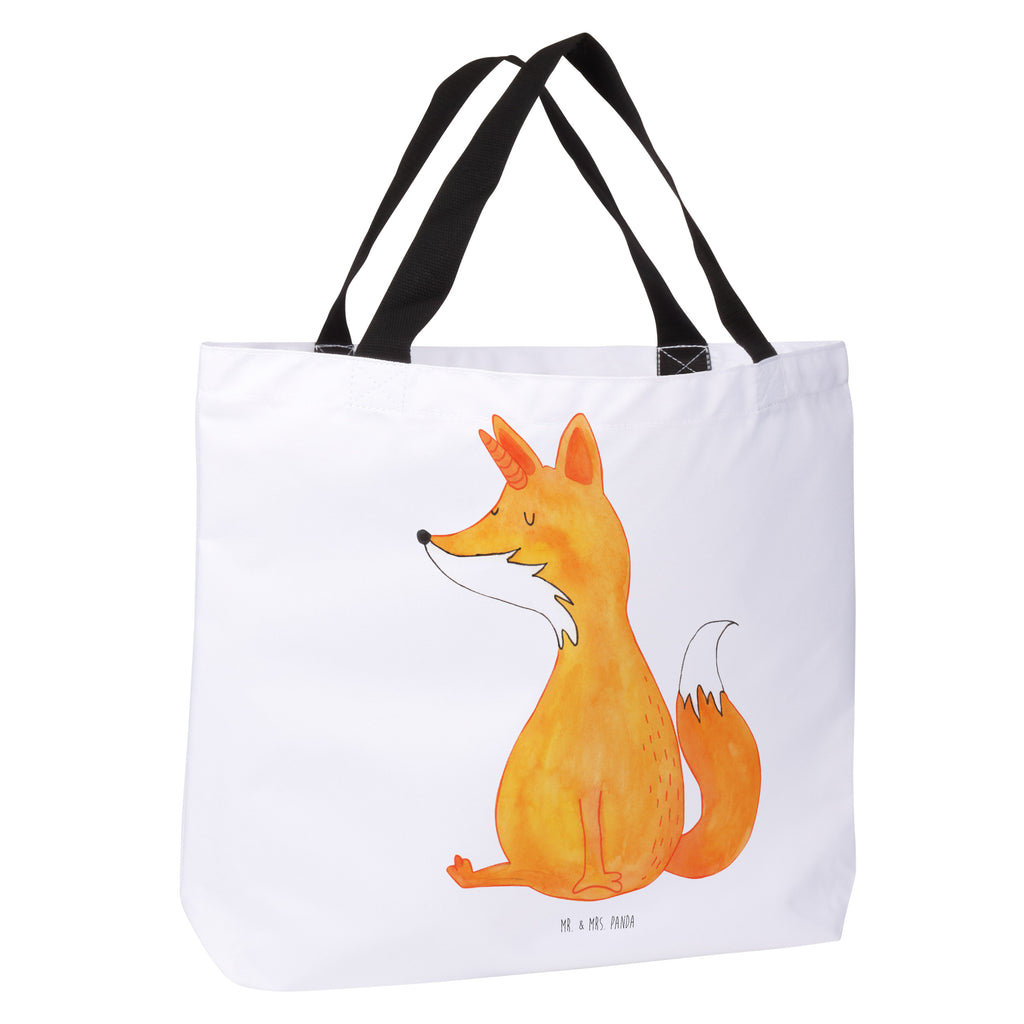 Shopper Einhorn Fuchs Beutel, Einkaufstasche, Tasche, Strandtasche, Einkaufsbeutel, Shopper, Schultasche, Freizeittasche, Tragebeutel, Schulbeutel, Alltagstasche, Einhorn, Einhörner, Einhorn Deko, Pegasus, Unicorn, Fuchs, Unicorns, Fuchshörnchen, Fuchshorn, Foxycorn, Füchse