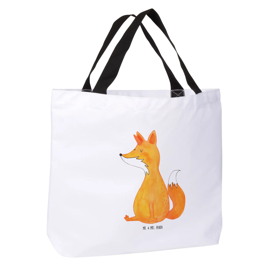 Shopper Fuchshörnchen Wunsch Beutel, Einkaufstasche, Tasche, Strandtasche, Einkaufsbeutel, Shopper, Schultasche, Freizeittasche, Tragebeutel, Schulbeutel, Alltagstasche, Einhorn, Einhörner, Einhorn Deko, Unicorn, Fuchs, Unicorns, Fuchshörnchen, Fuchshorn, Foxycorn, Füchse