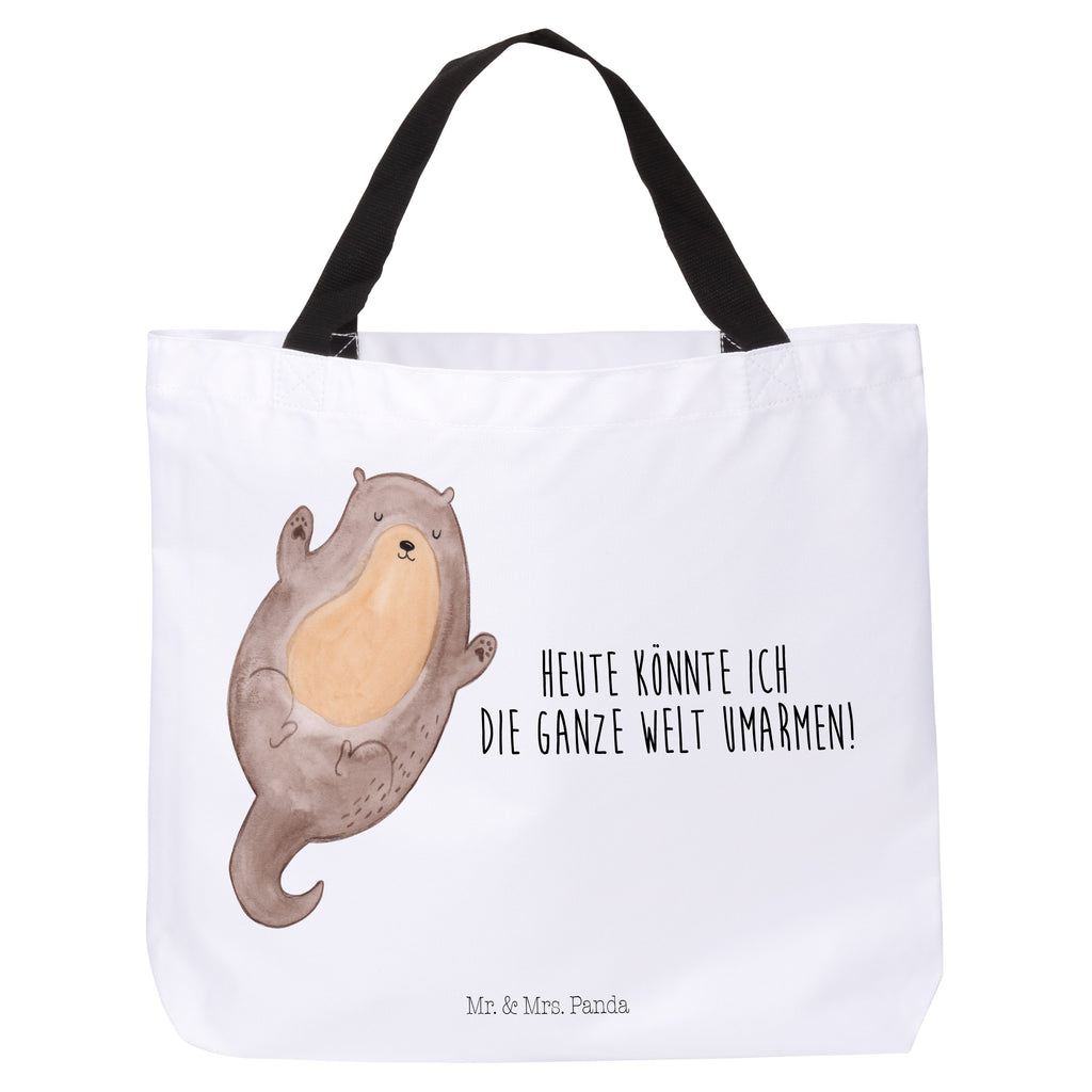 Shopper Otter Umarmen Beutel, Einkaufstasche, Tasche, Strandtasche, Einkaufsbeutel, Shopper, Schultasche, Freizeittasche, Tragebeutel, Schulbeutel, Alltagstasche, Otter, Fischotter, Seeotter, Otter Seeotter See Otter