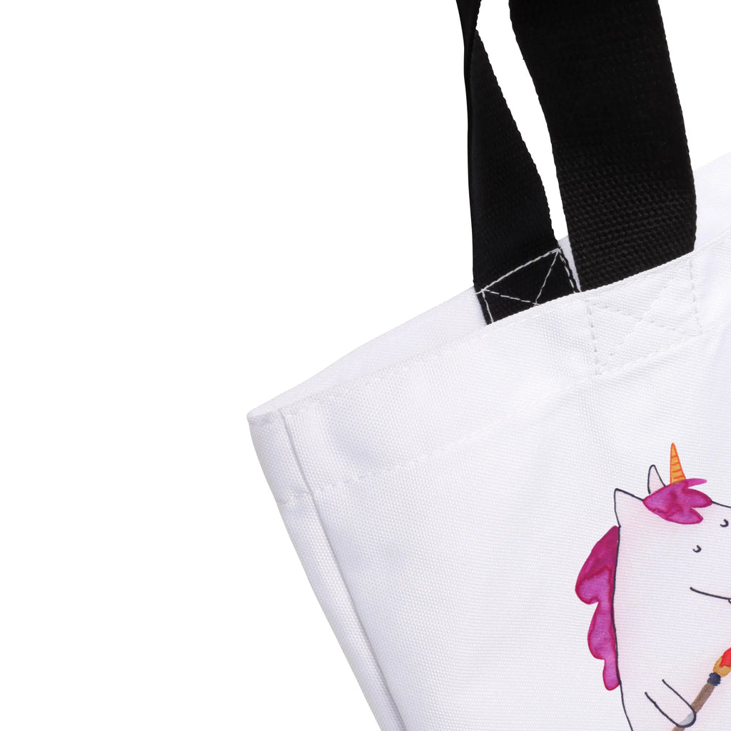 Shopper Einhorn Künstler Beutel, Einkaufstasche, Tasche, Strandtasche, Einkaufsbeutel, Shopper, Schultasche, Freizeittasche, Tragebeutel, Schulbeutel, Alltagstasche, Einhorn, Einhörner, Einhorn Deko, Pegasus, Unicorn, Englisch, Künstler, Artist, Malen, Zeichnen, Welt, Farbe, Stift, Pinsel, Geschenk, Maler